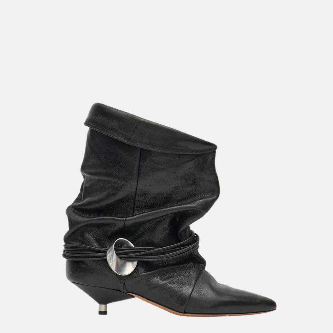 Isabel Marant Edrika Draped Boots With Jewels, Side