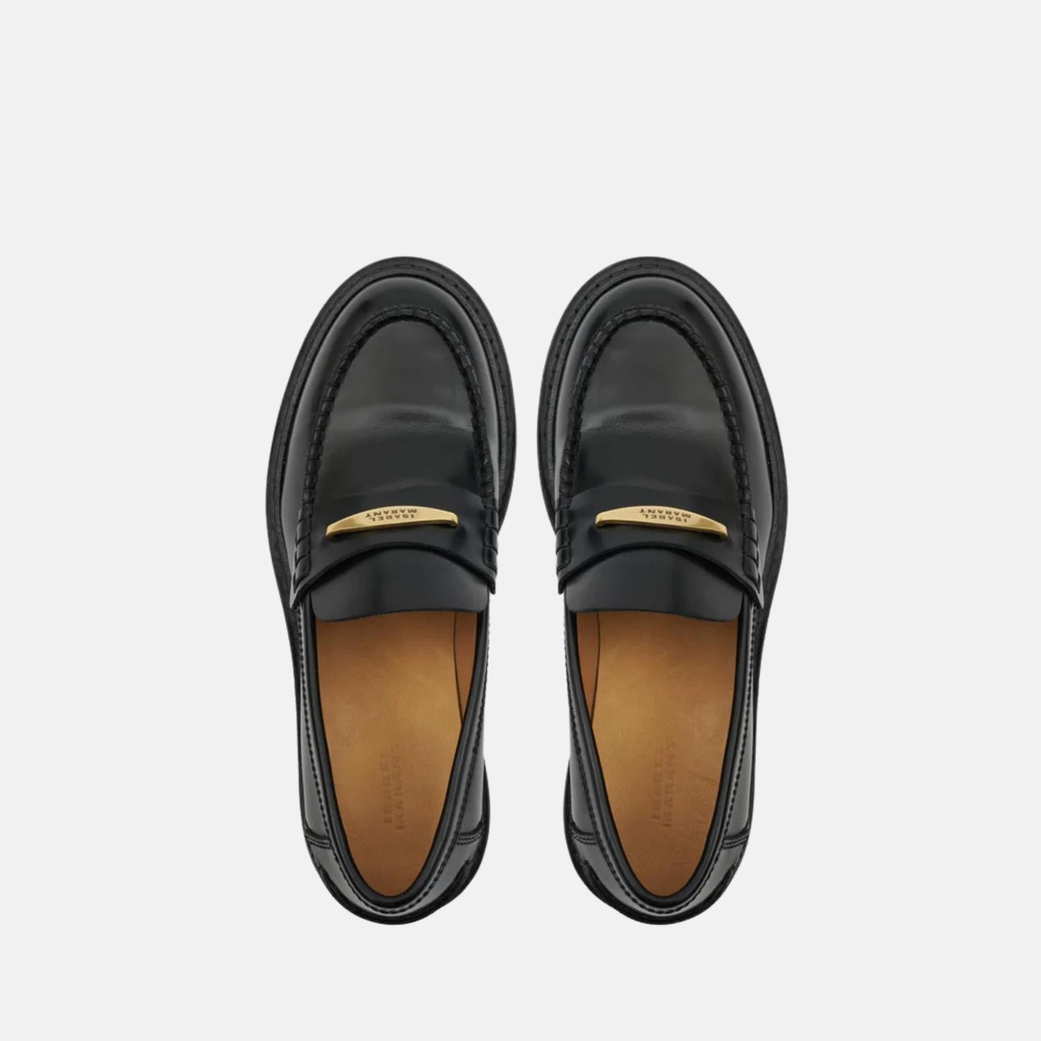 Isabel Marant Frezza Loafers In Calfskin Leather, Top