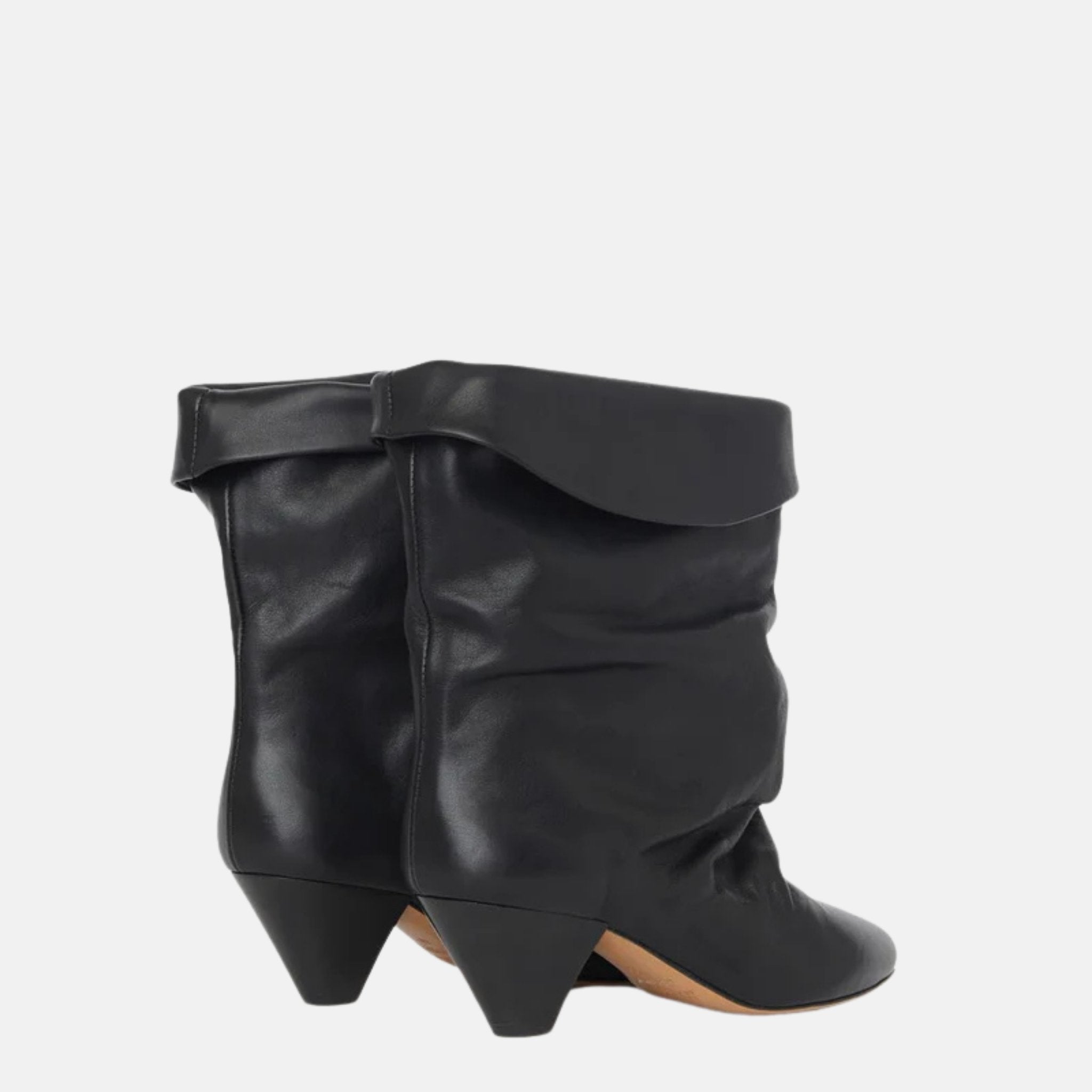 Isabel Marant Ryska High Heeled Draped Boots, Back