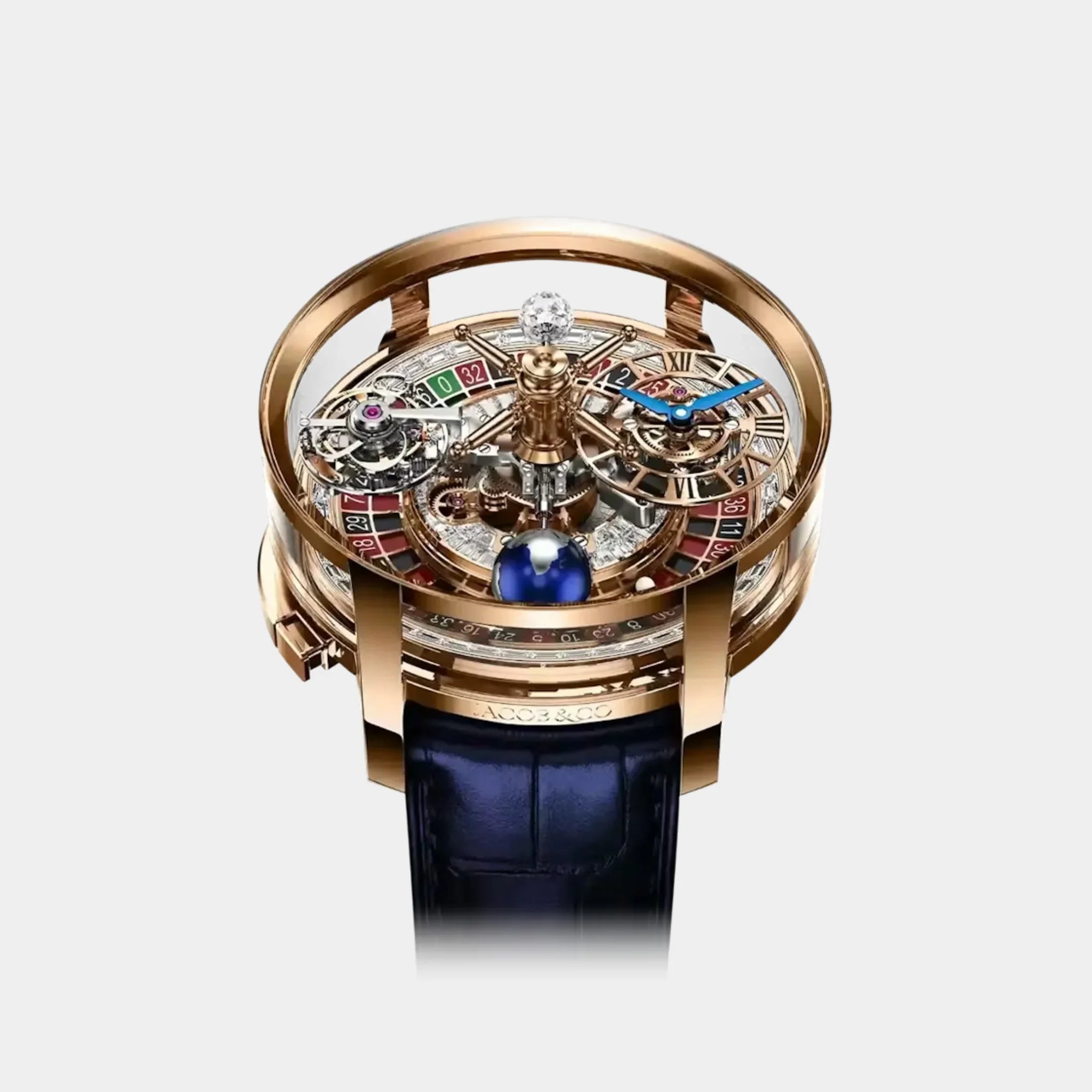 Jacob & Co. Astronomia Casino Rose Gold Baguette Dial AT160.40.AB.AE.A