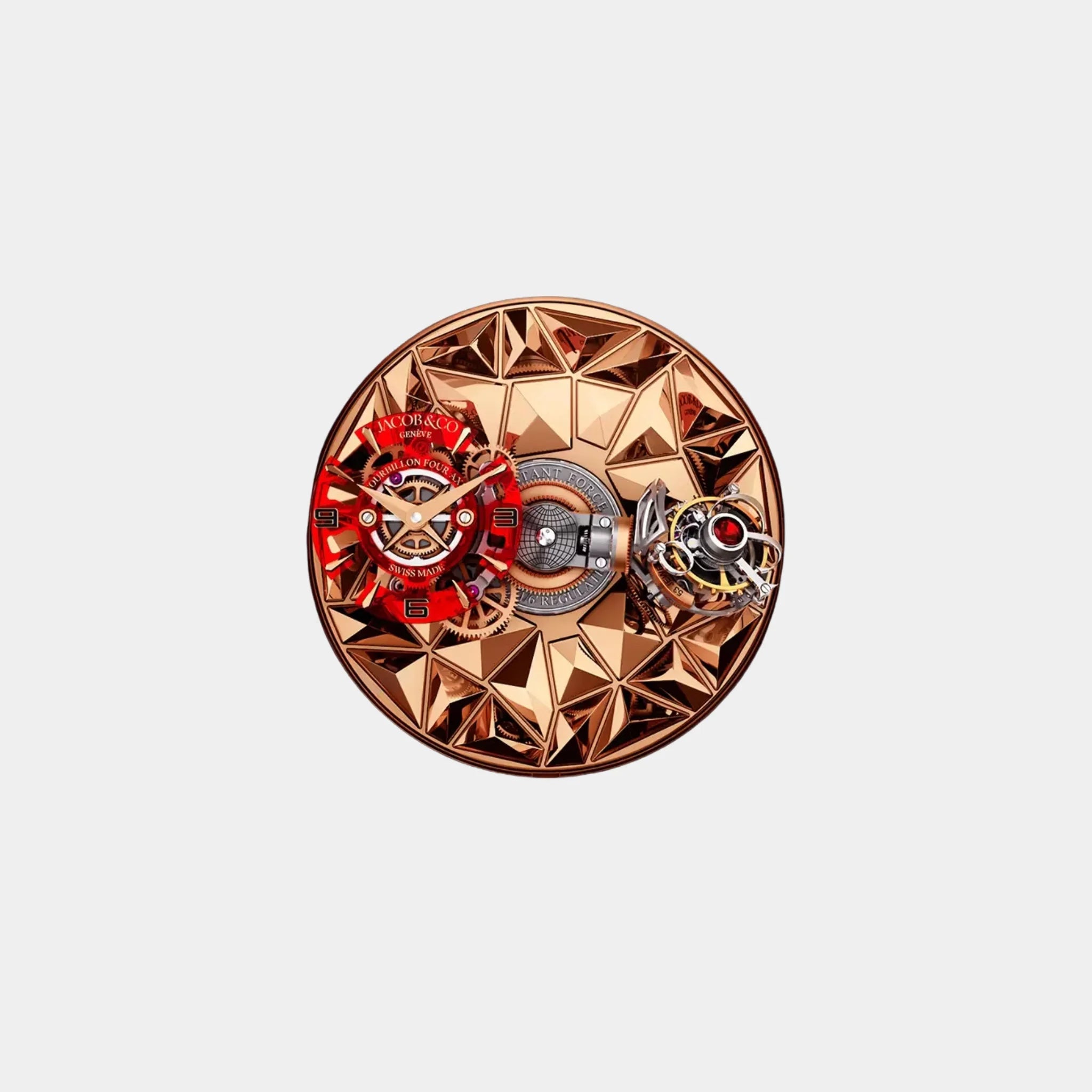 Jacob & Co. Astronomia Four Axis Tourbillon Rose Gold, Dial