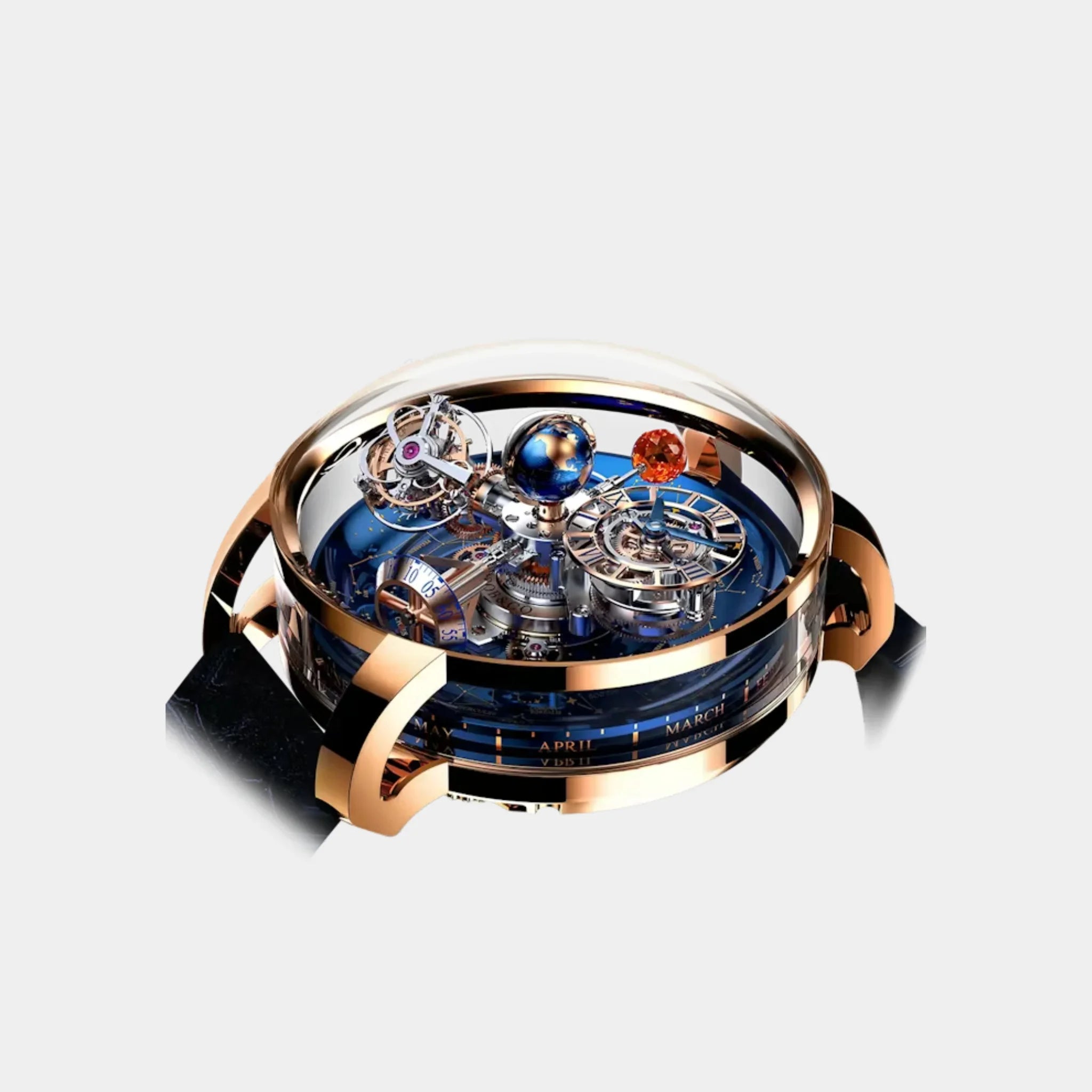 Jacob & Co. Astronomia Sky Rose Gold Red Moon AT110.40.AA.AD.B