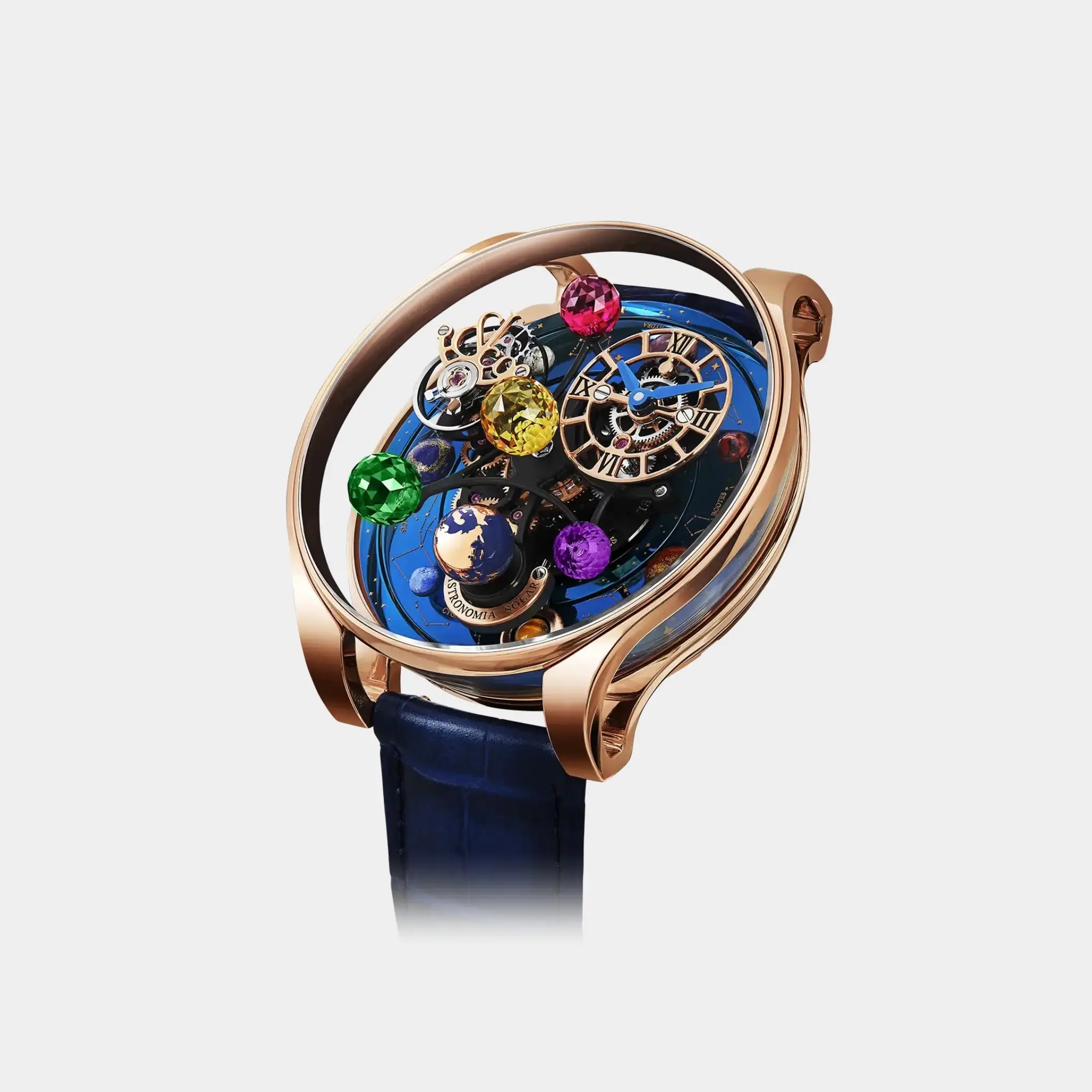 Jacob & Co. Astronomia Solar Constellations Rose Gold - Citrine Center, Front