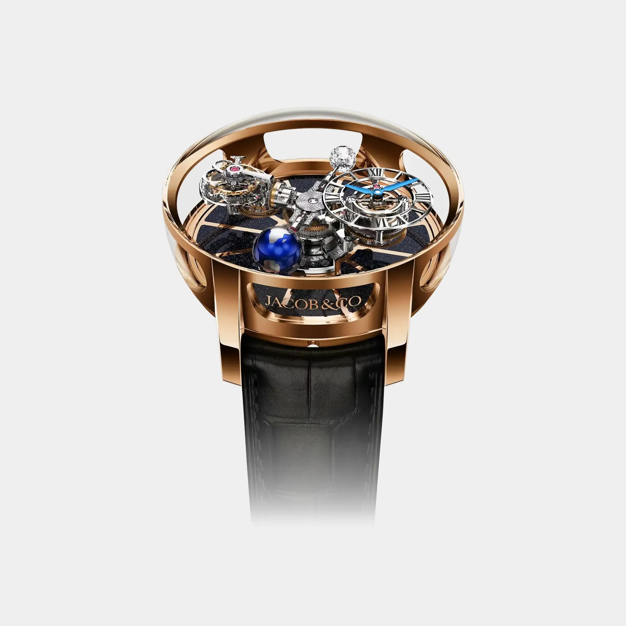 Jacob & Co. Astronomia Tourbillon Rose Gold AT100.40.AC.SD.A, Front