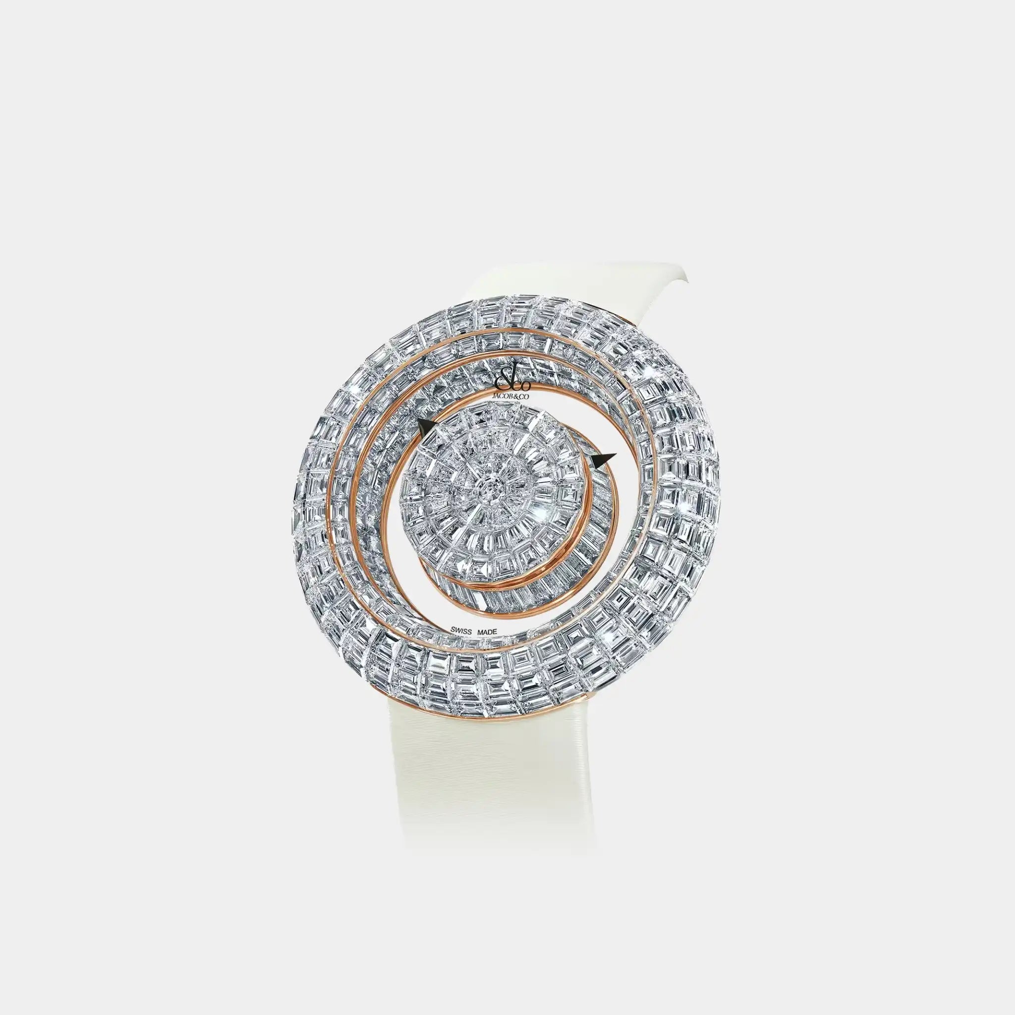 Jacob & Co. Brilliant Mystery 44mm Diamonds Rose Gold, Front