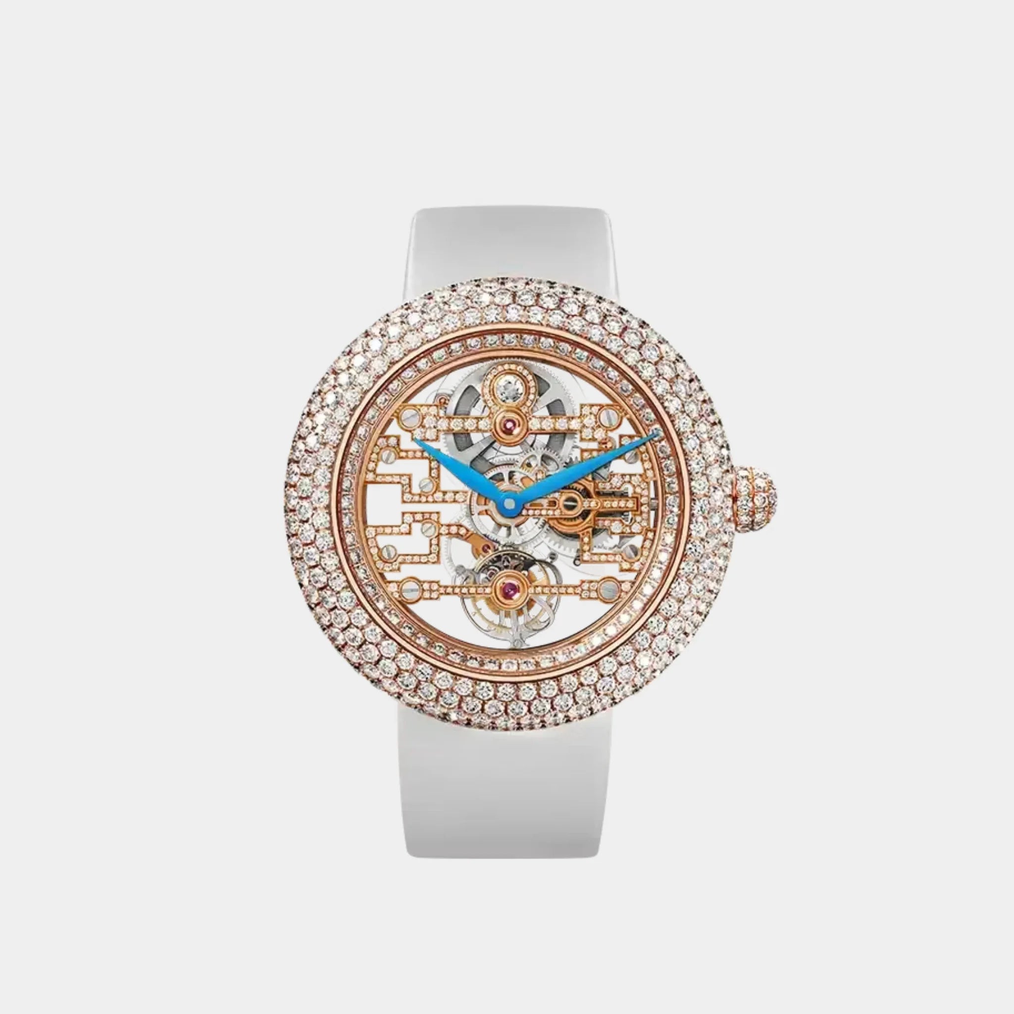 Jacob & Co. Brilliant Tourbillon Art Deco Full Diamond Pavé