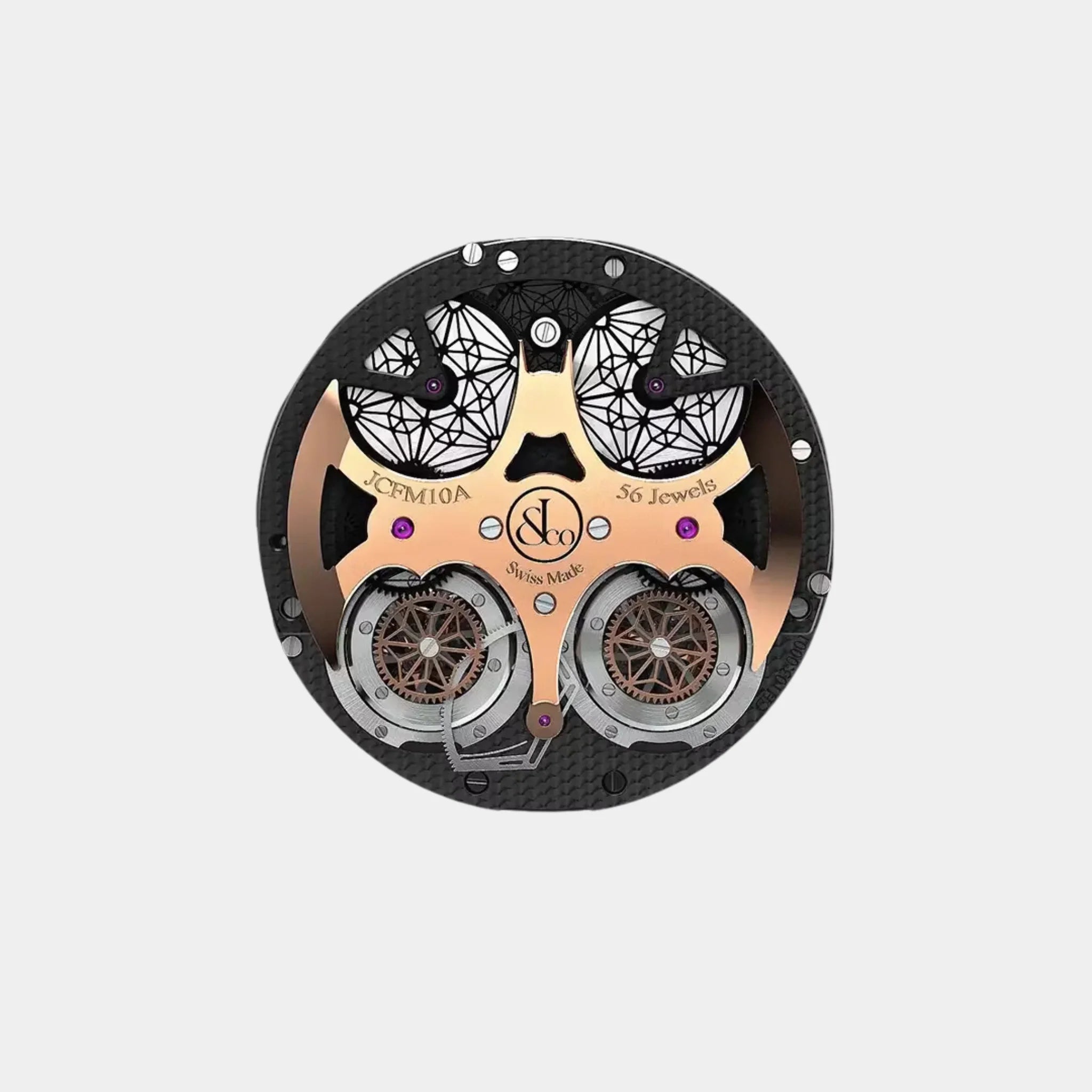 Jacob & Co Gotham City Rose Gold Watch 46mm Limited Edition, Movement