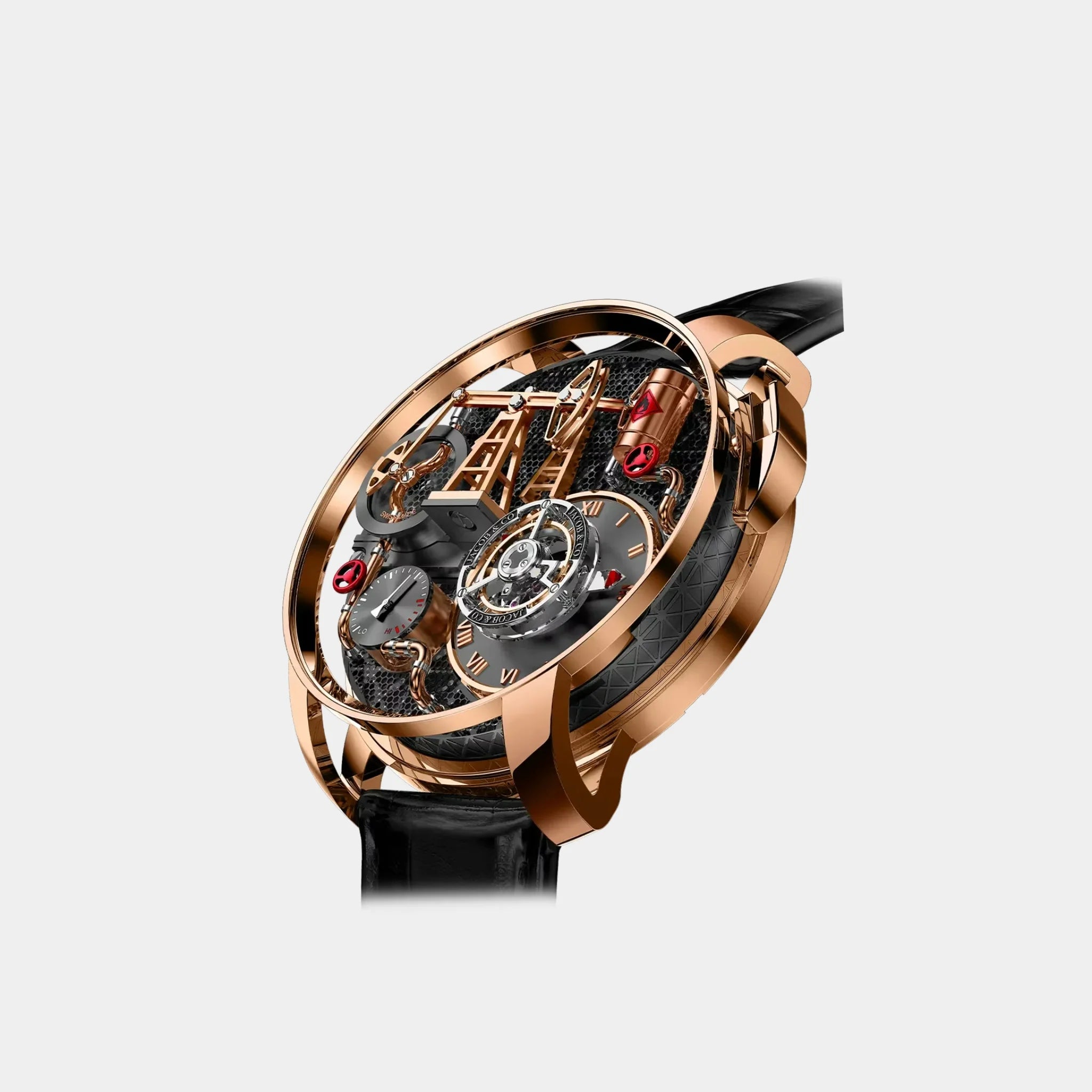 Jacob & Co. Oil Pump Rose Gold 43MM OI110.40.AA.AB.A, Side