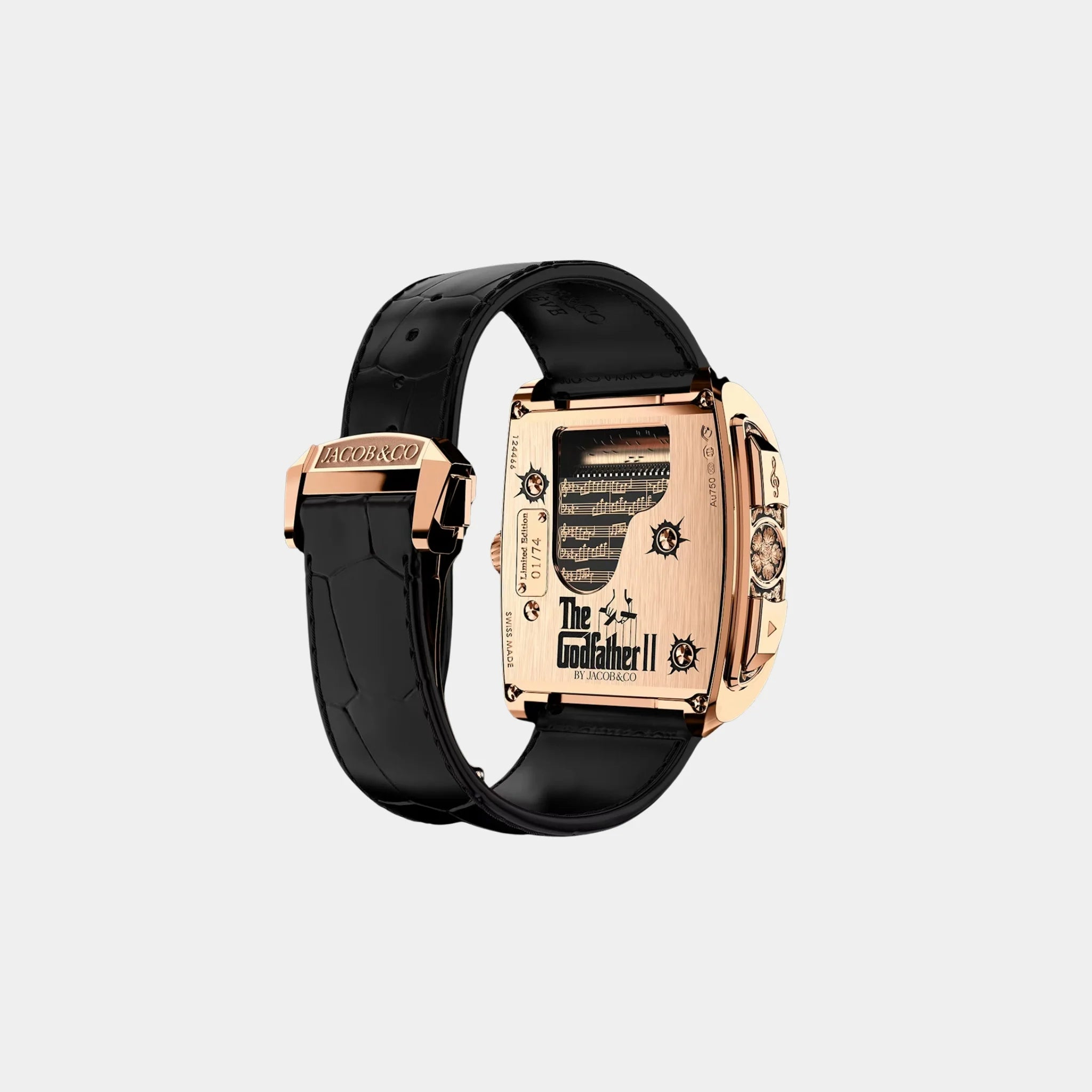 Jacob & Co The Godfather II Rose Gold OP200.40.AA.AB.ABALA, Back