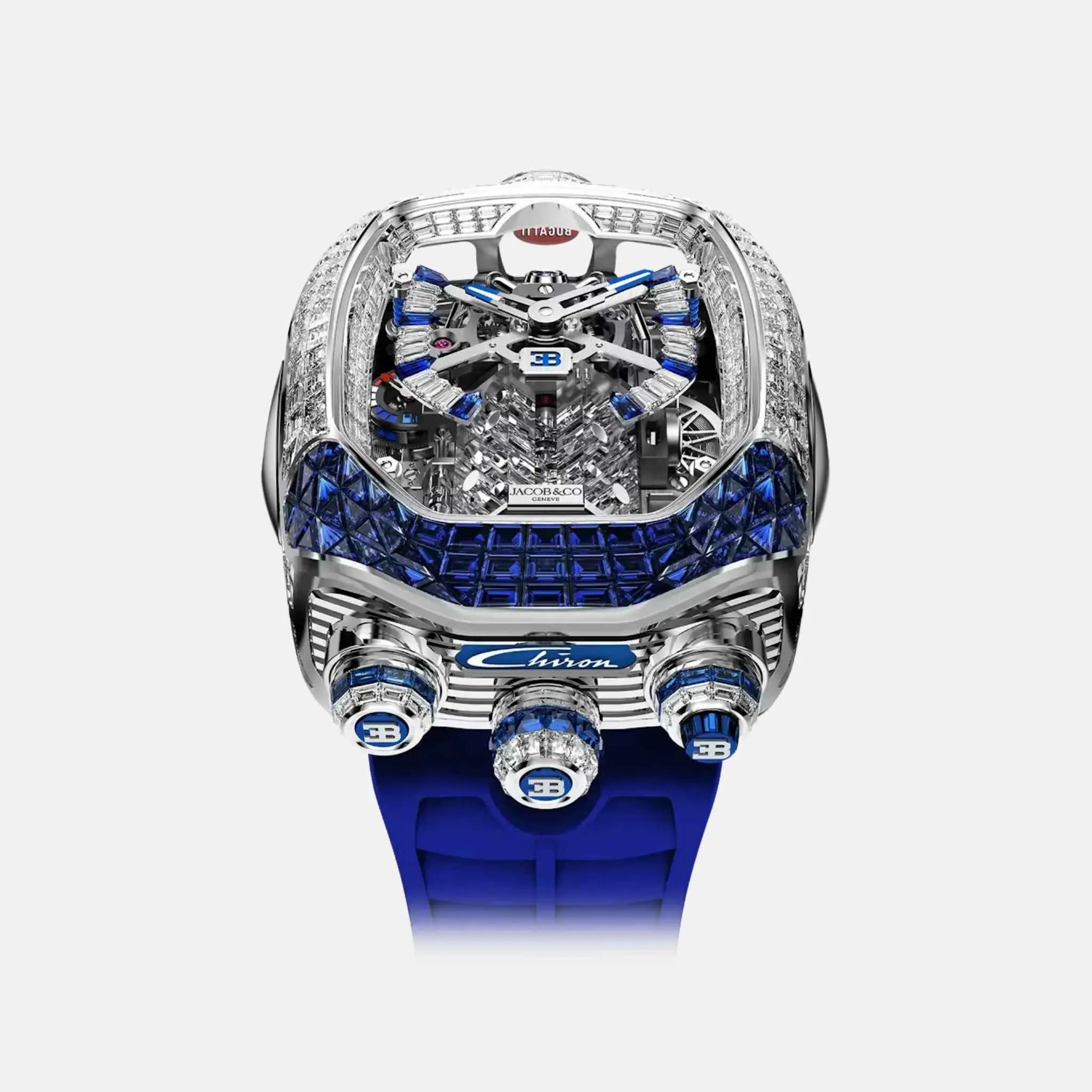 Jacob & Co Bugatti Chiron Tourbillon Baguette BU800.30.AM.UA.A