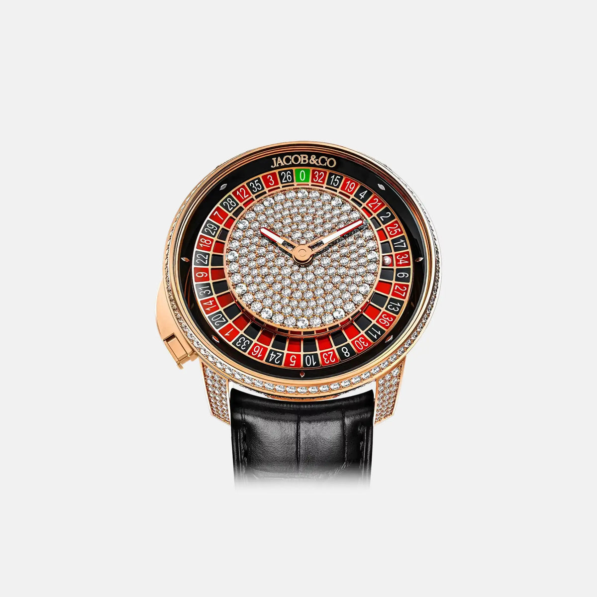 Jacob & Co Casino Tourbillon Pavé CA100.40.RD.AA.A
