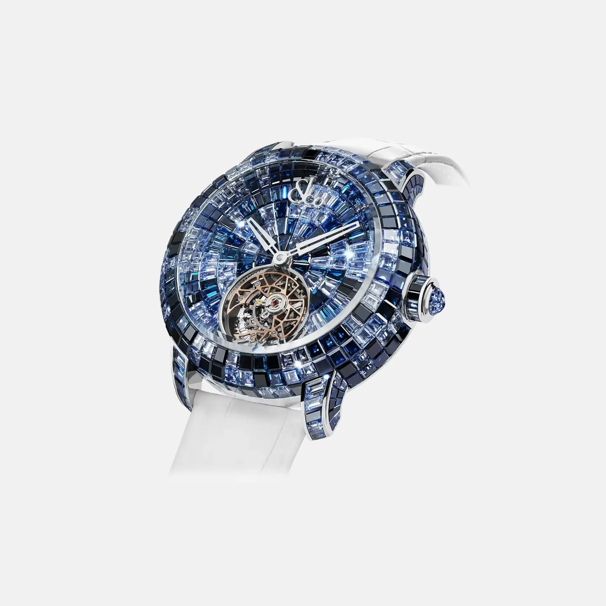 Jacob & Co Caviar Tourbillon Camo Blue CV210.30.CB.CB.A