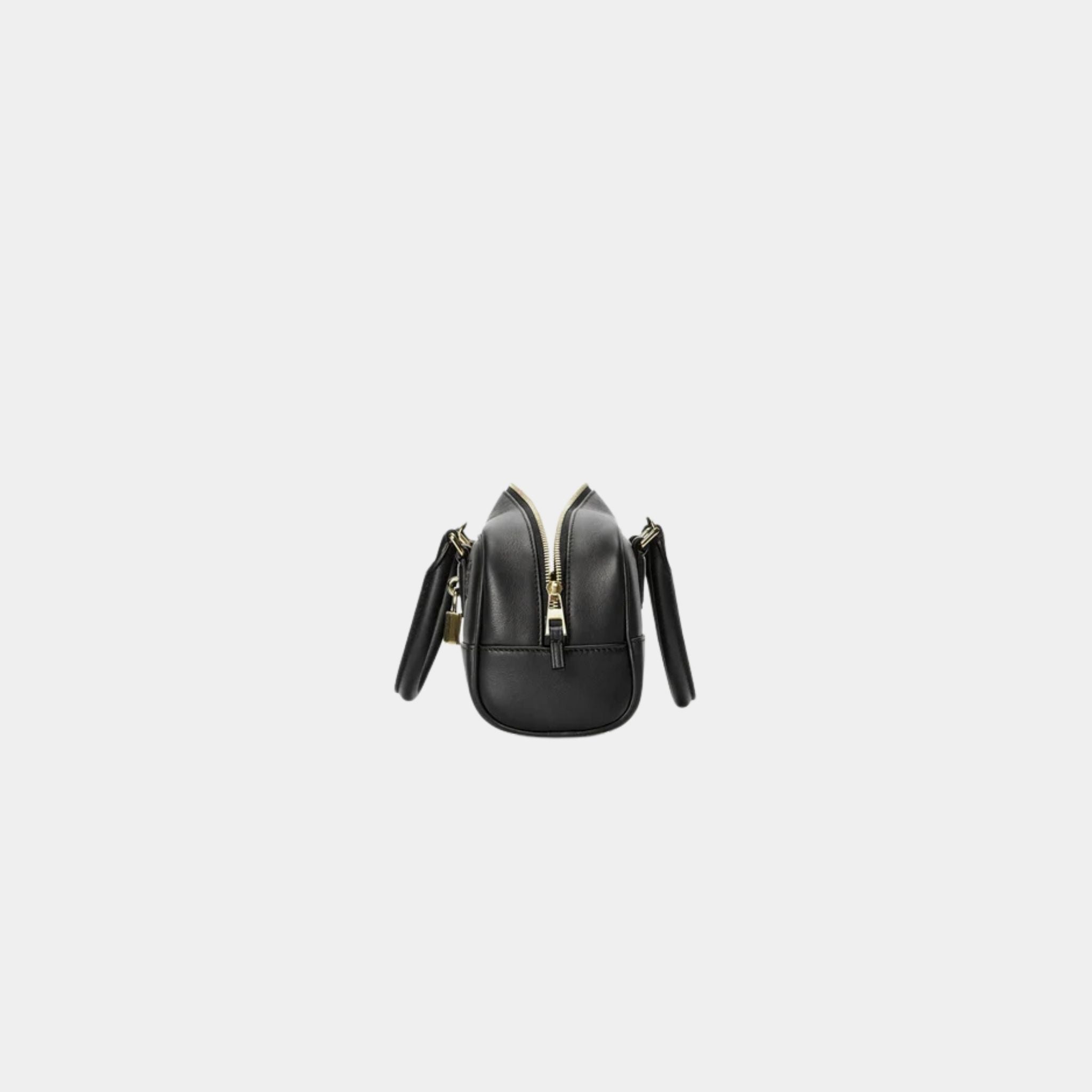 Loewe Amazona 23 Cropped Bag In Nappa Calfskin, Black, Side