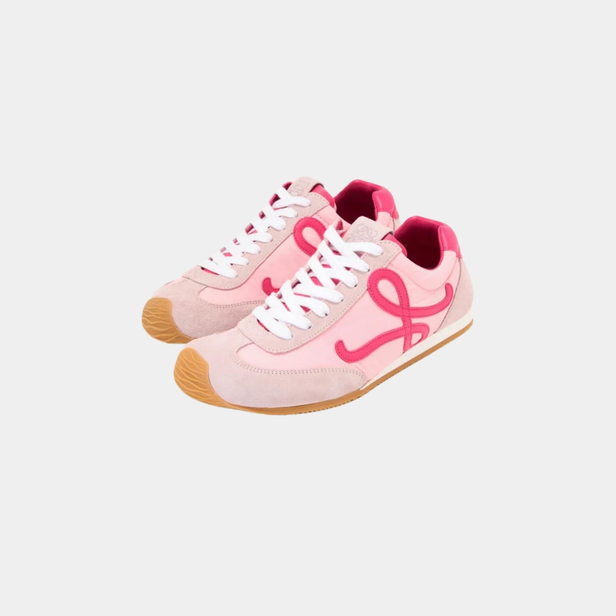 Loewe Ballet Runner 2.0 In Nylon And Calfskin, Front