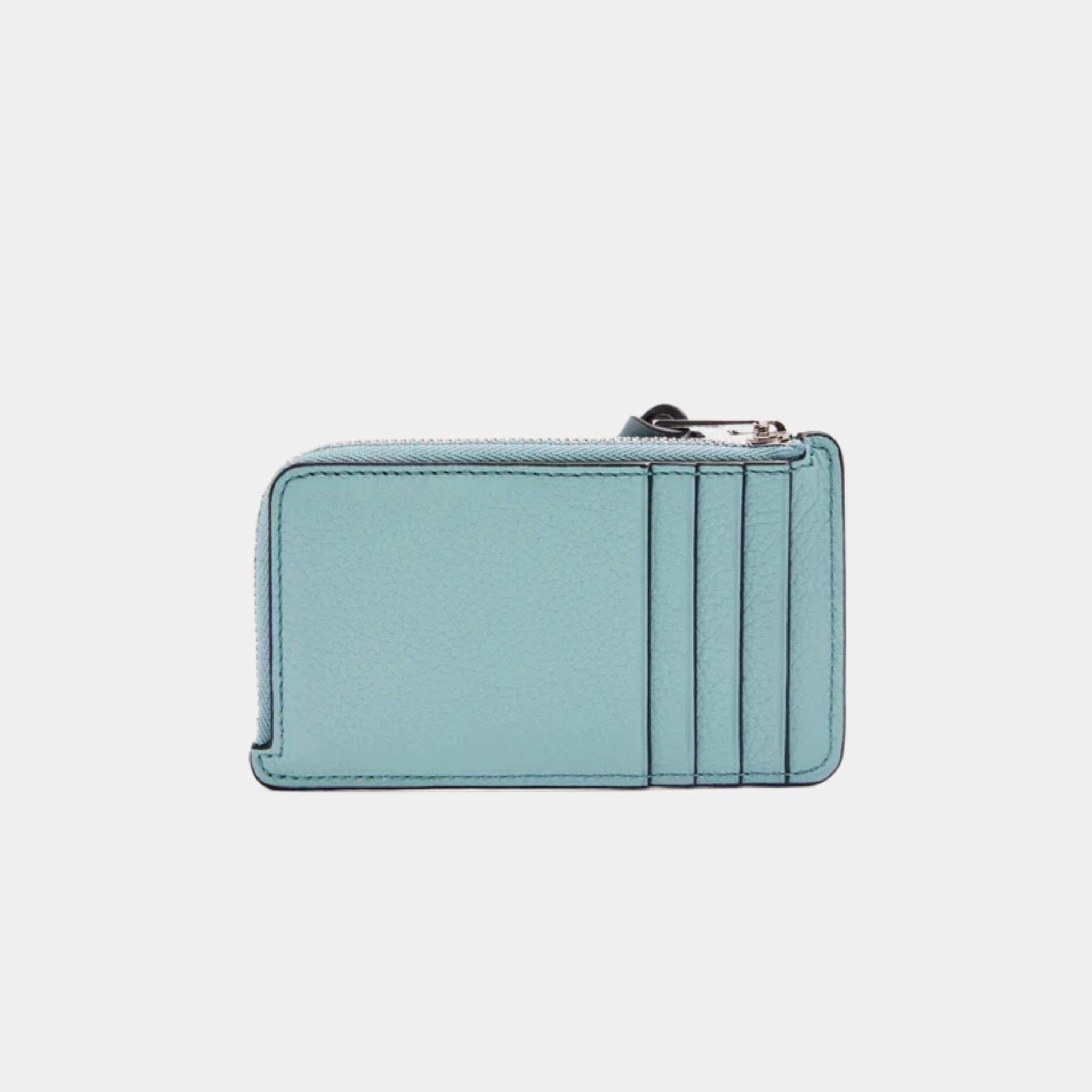 Loewe Coin Cardholder In Soft Grained Calfskin, Water, Back