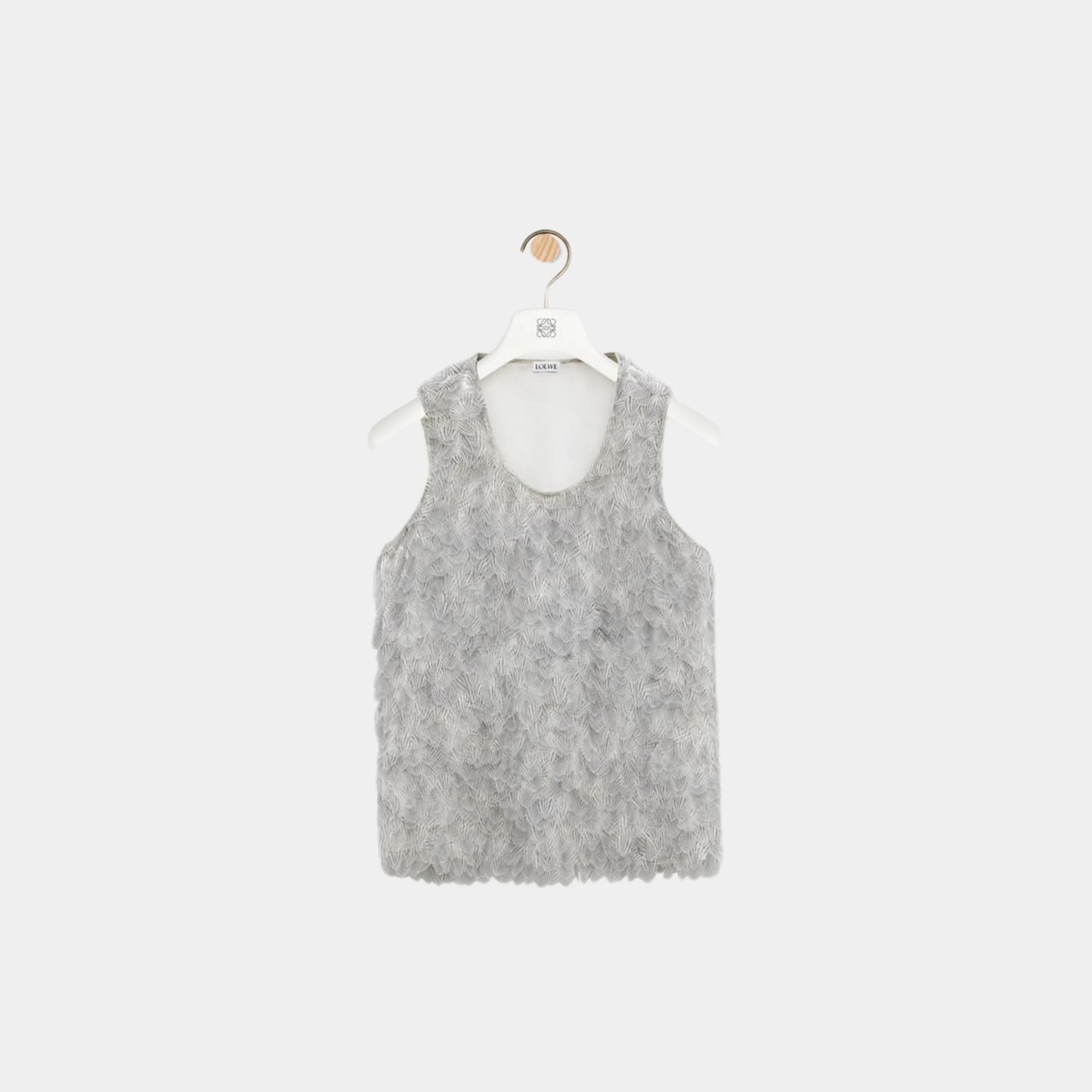 Loewe Embellished Tank Top in Viscose, Front