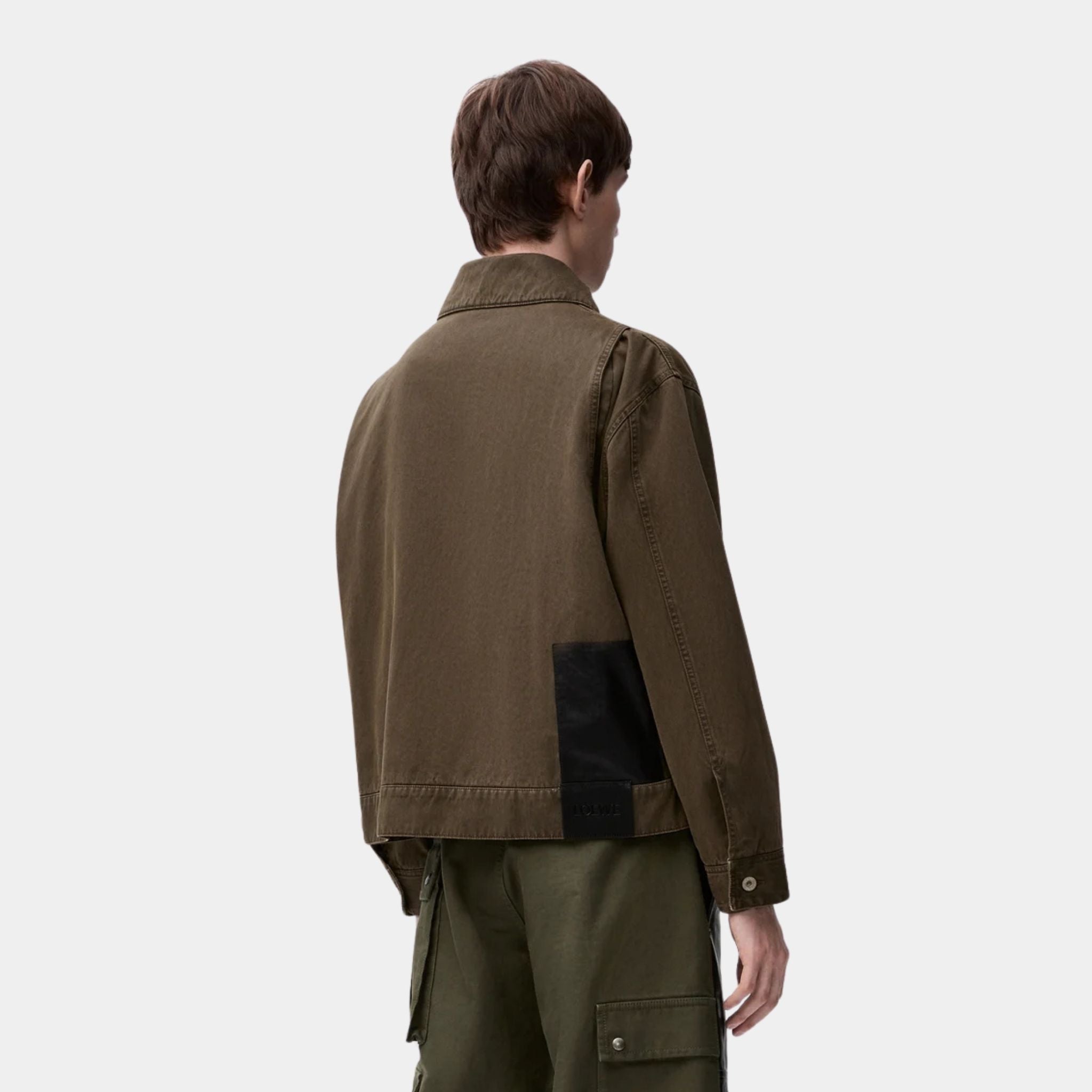 Loewe Jacket in Cotton Satin, Back