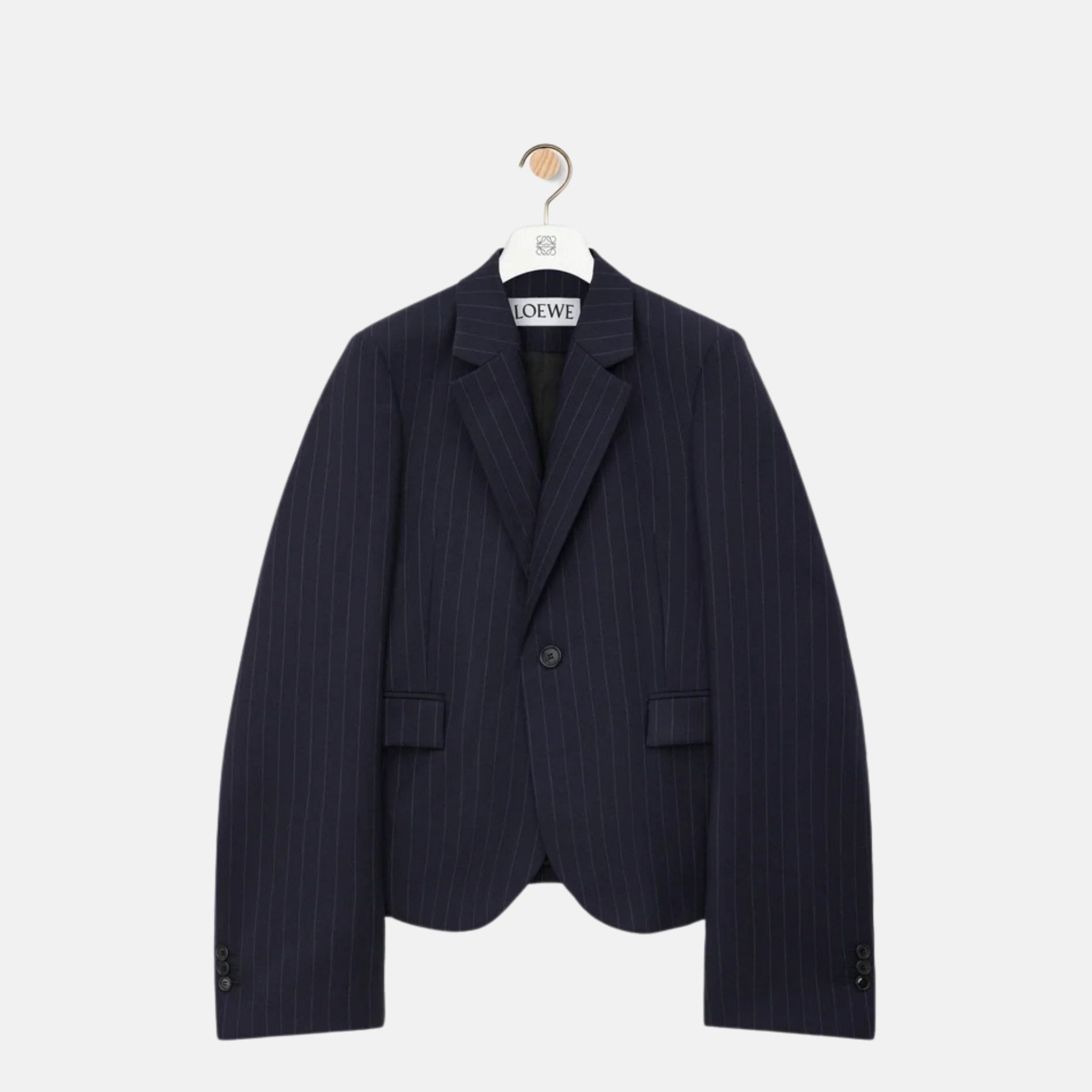 Loewe Jacket In Wool Fully Lined, Front