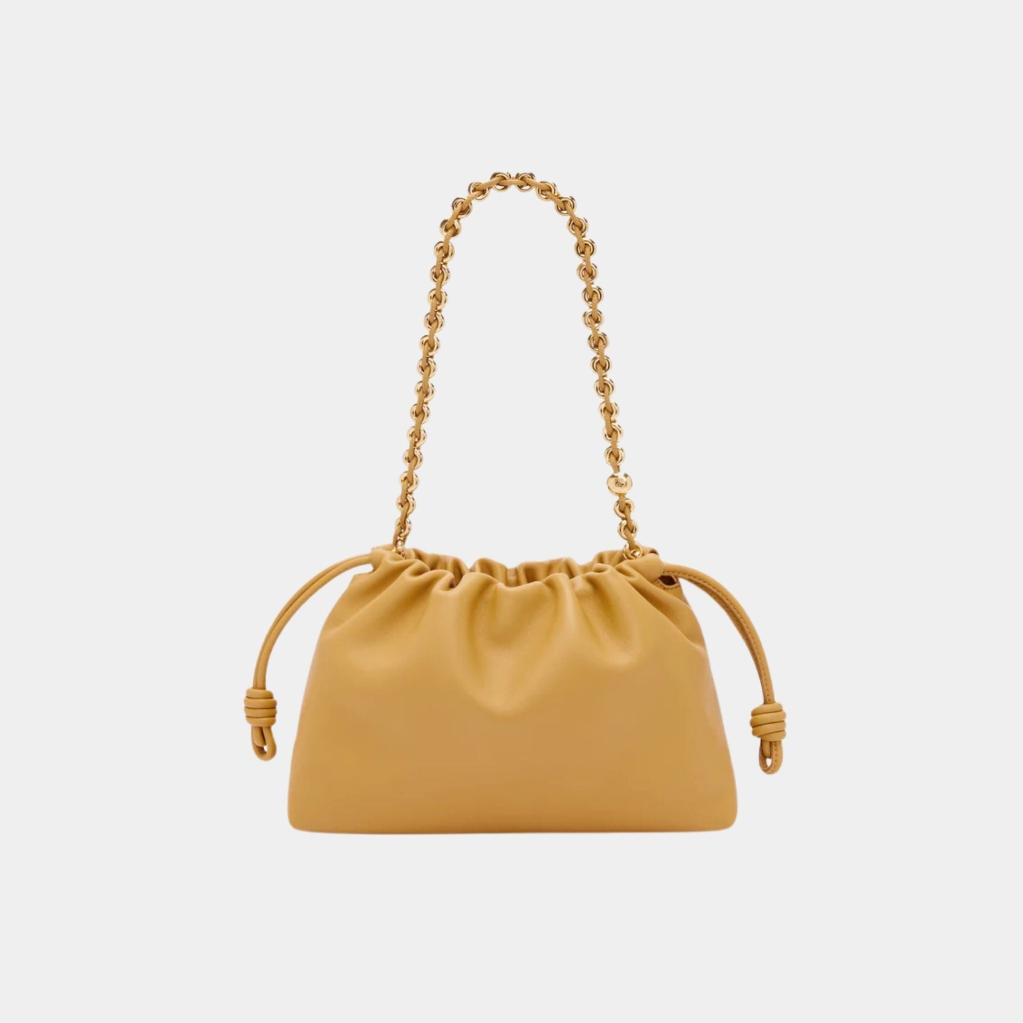 Loewe Medium-sized Flamenco Bag Soft Nappa Lambskin, Sahara, Back