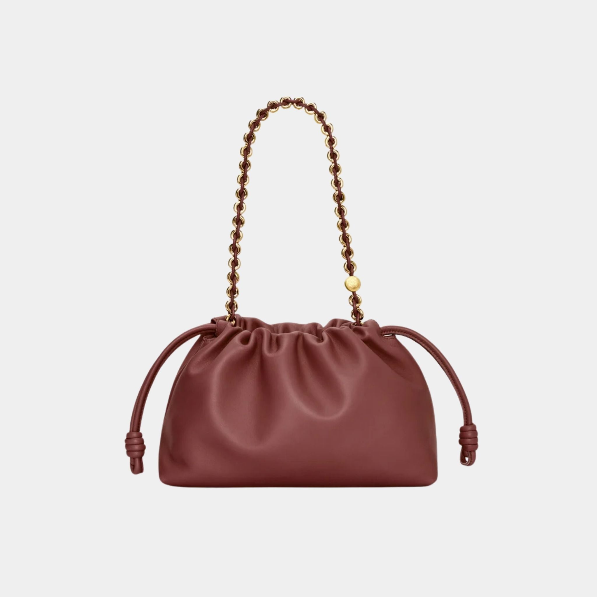 Loewe Medium-sized Flamenco Bag Soft Nappa Lambskin, Syrup, Back