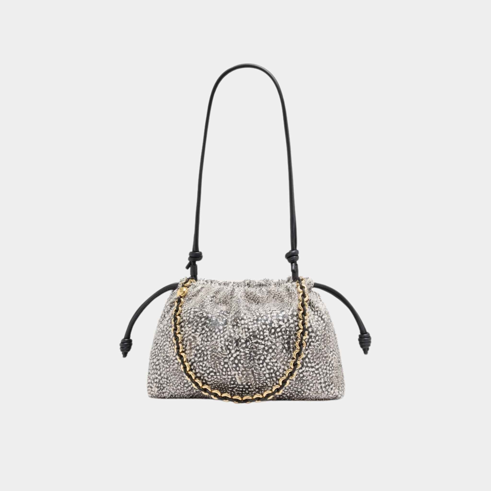 Loewe Medium Flamenco Purse Goatskin With Oversized Donut Chain, Strap