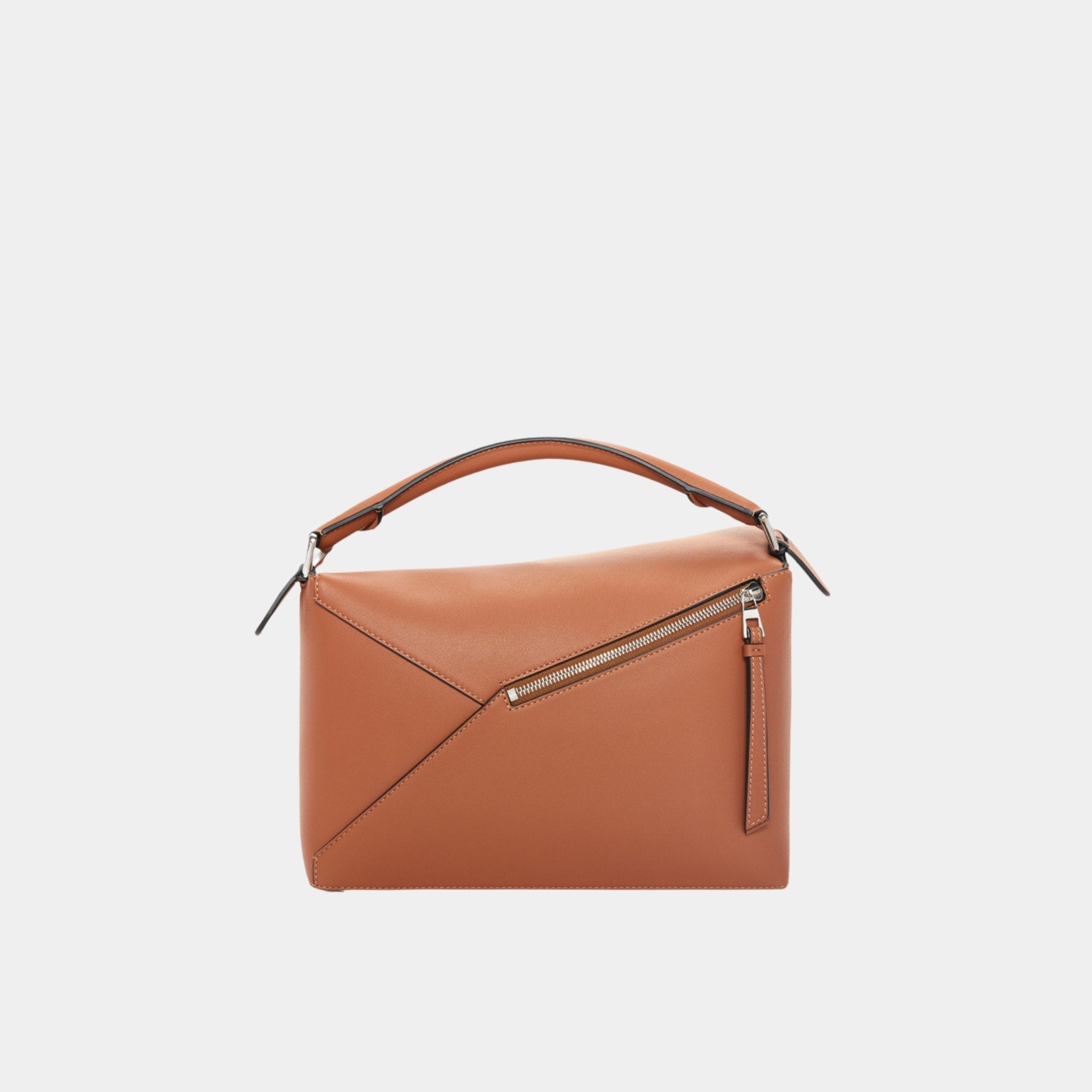 Loewe Medium Puzzle Edge Bag Classic Calf Leather, Tan, Back