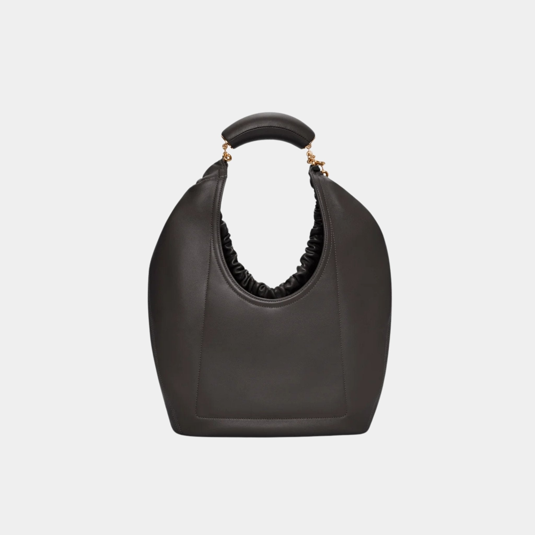 Loewe Medium-sized Squeeze Bag Velvety Nappa Lambskin, Black, Back