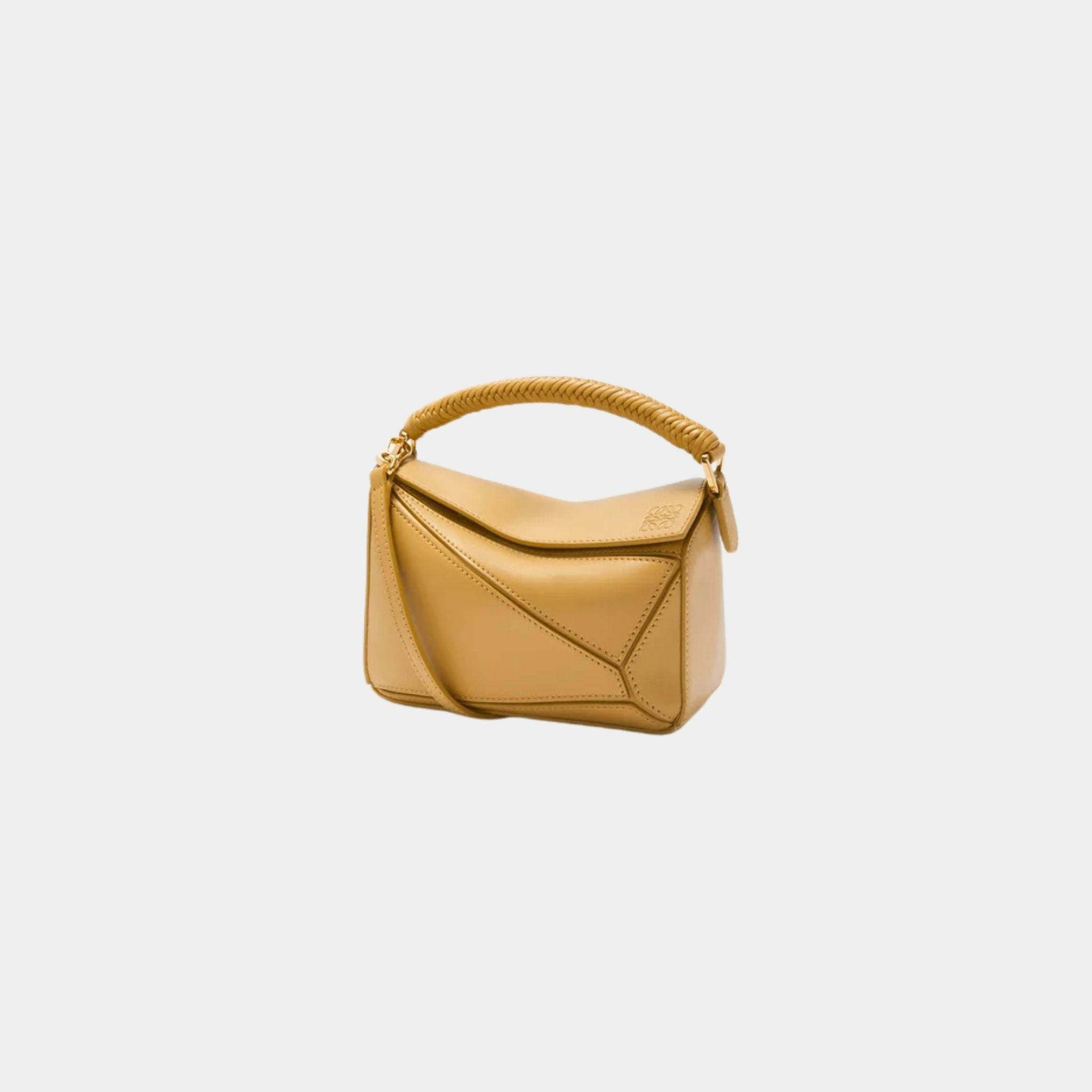 Loewe Mini Puzzle Bag In Smooth Calfskin, Sahara, Front
