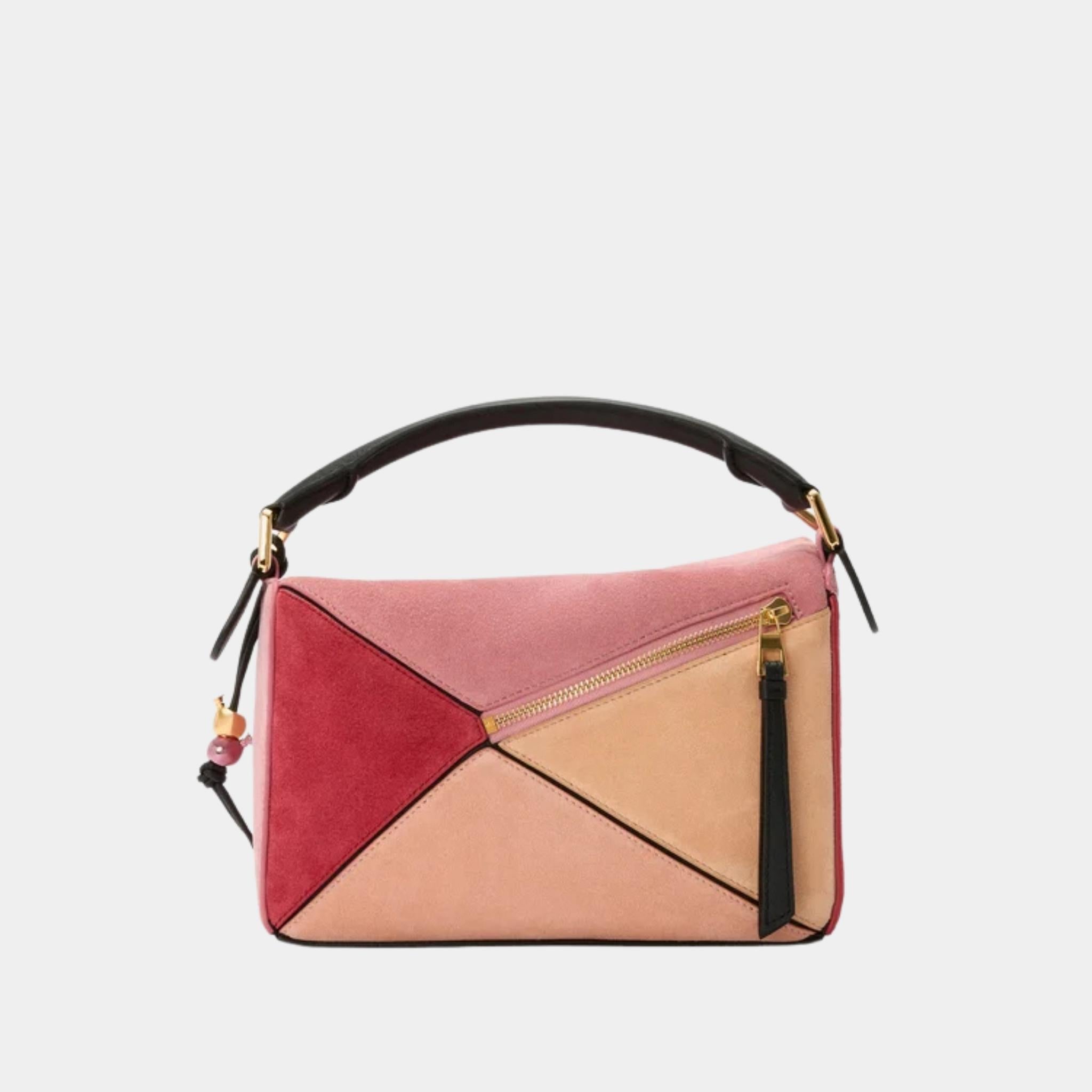 Loewe Puzzle 10 FW15 Runway Re-edition in Calfskin Suede, Back