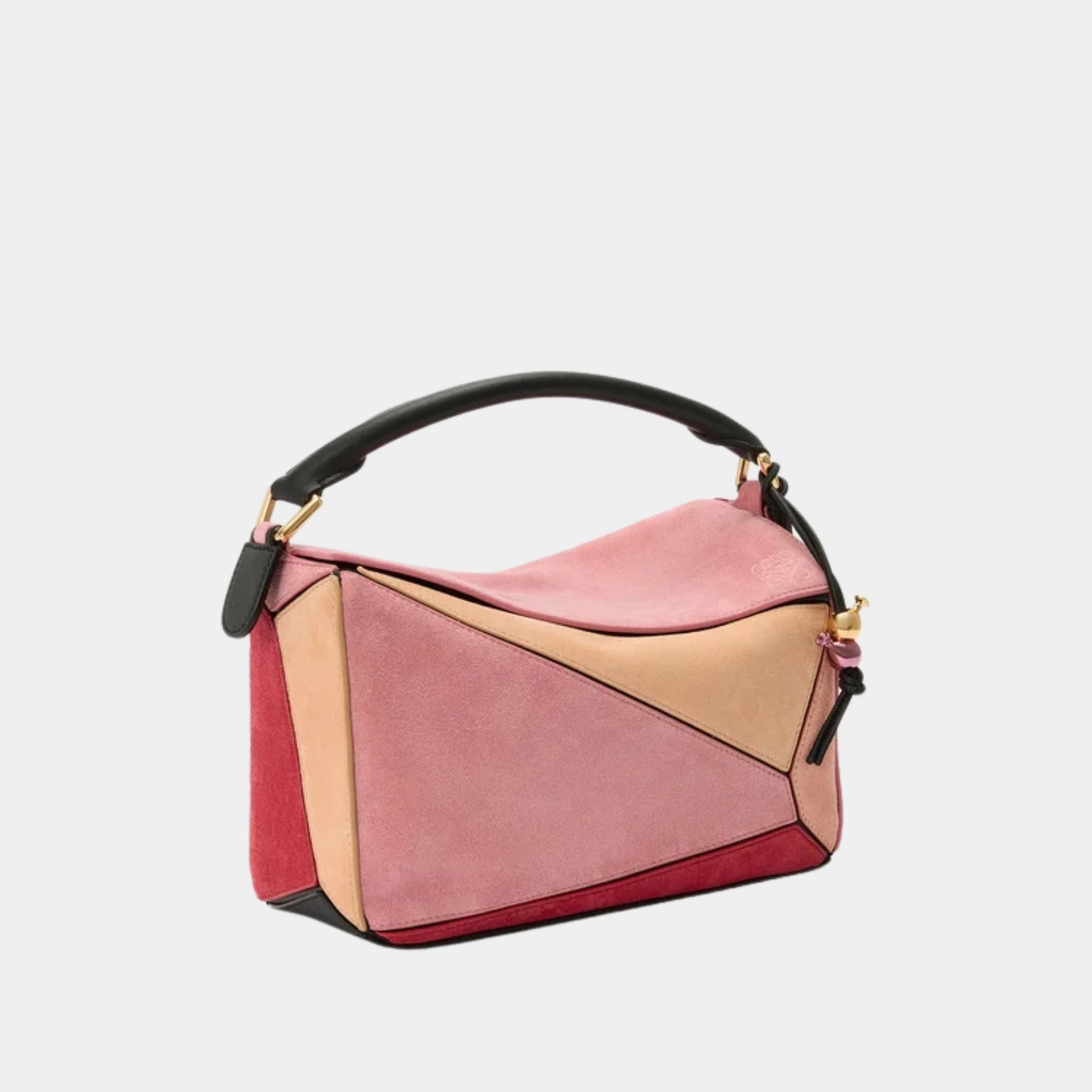 Loewe Puzzle 10 FW15 Runway Re-edition in Calfskin Suede, Side