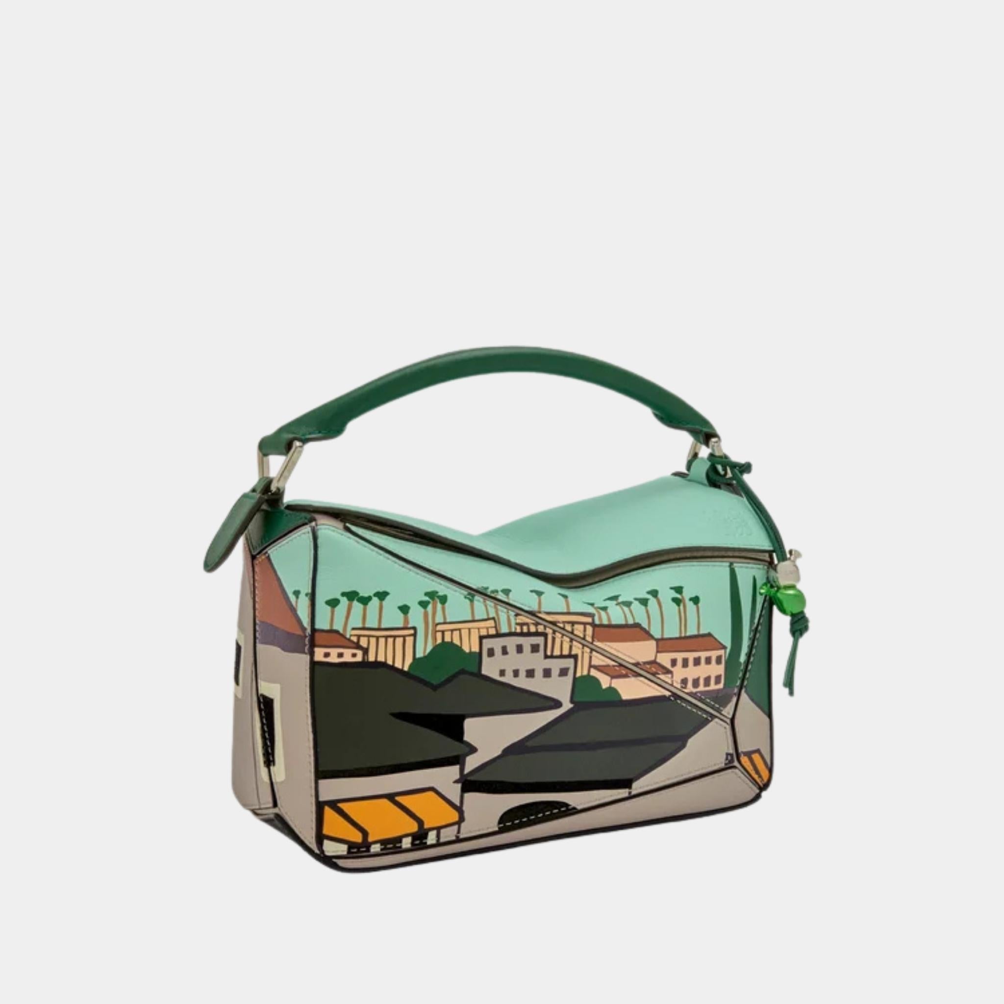 Loewe Puzzle 10 Ken Price Re-edition Bag in Classic Calfskin, Side