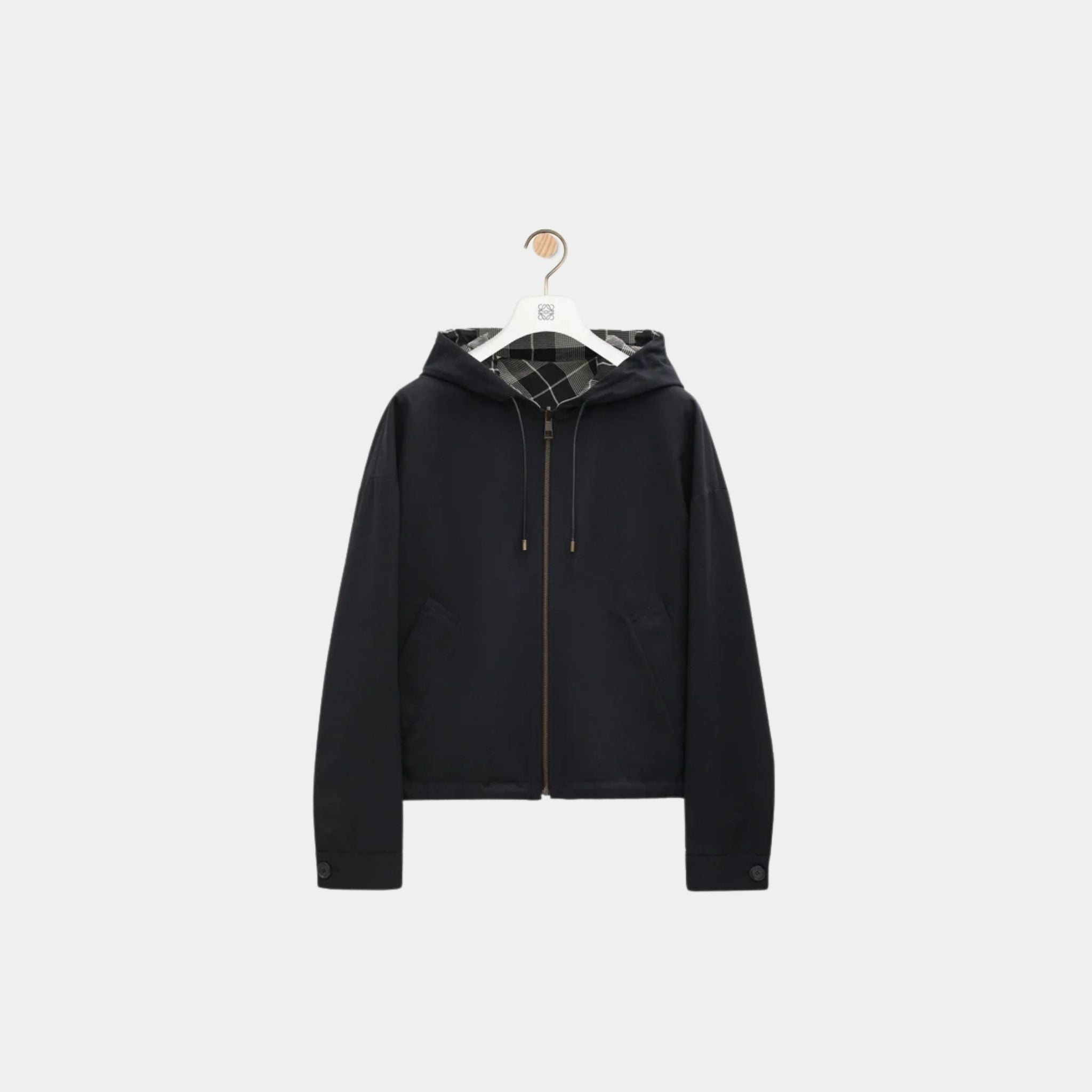 Loewe Reversible Jacket in Cotton and Silk, Front