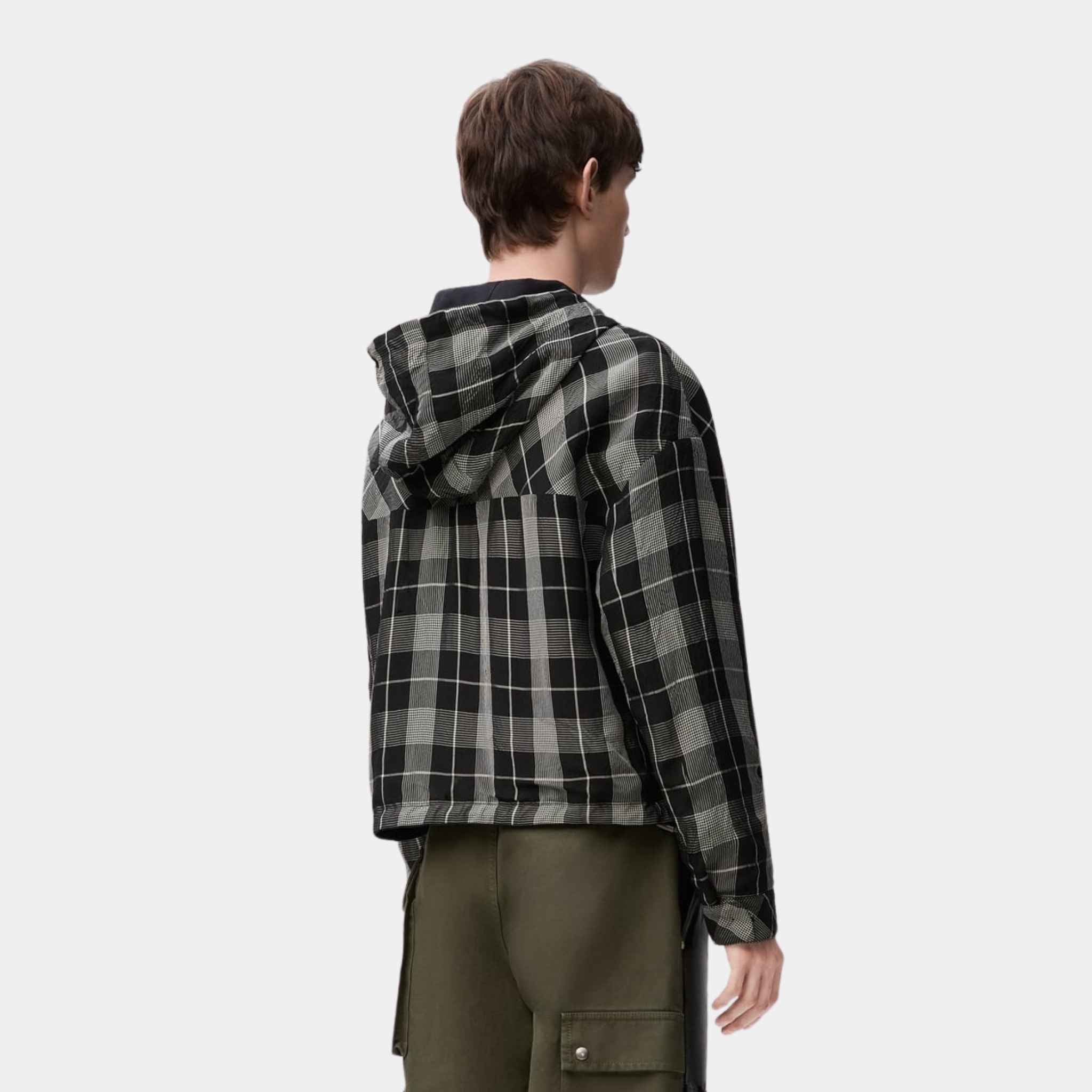 Loewe Reversible Jacket in Cotton and Silk, Reverse, Back