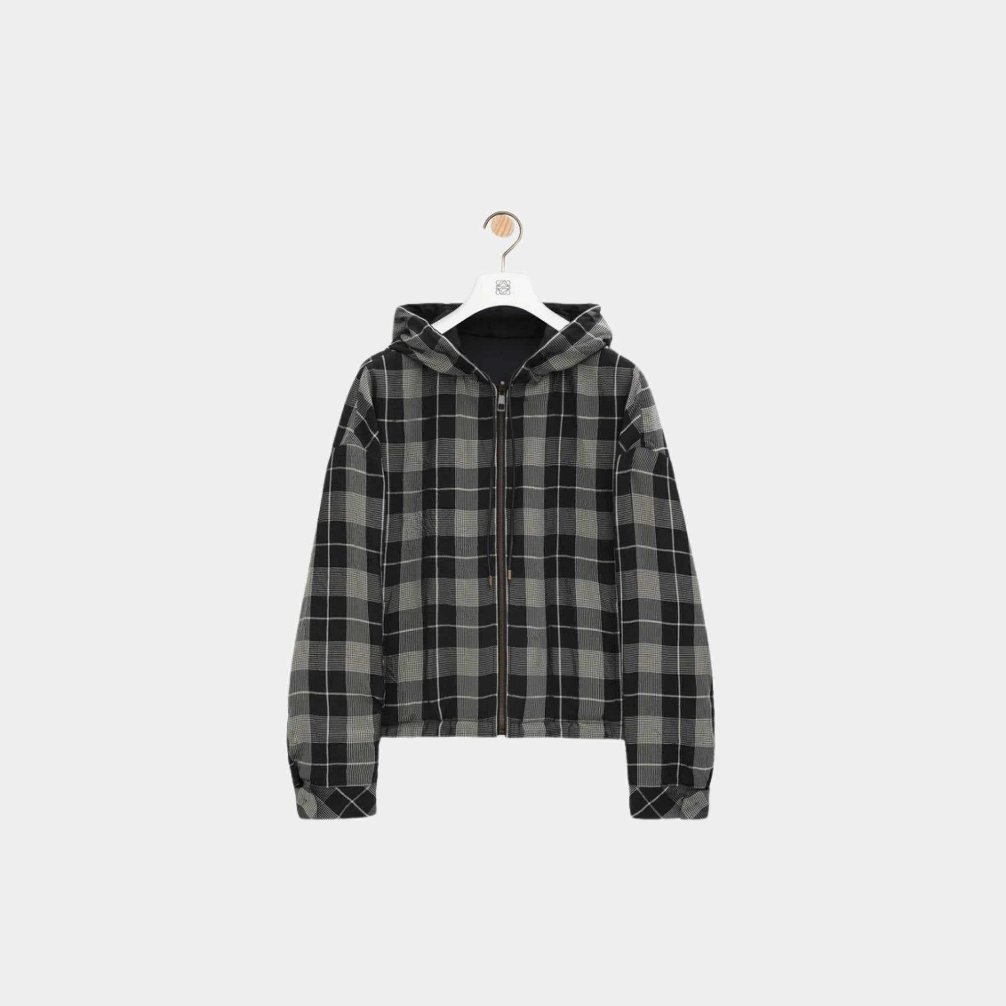 Loewe Reversible Jacket in Cotton and Silk, Reverse, Front