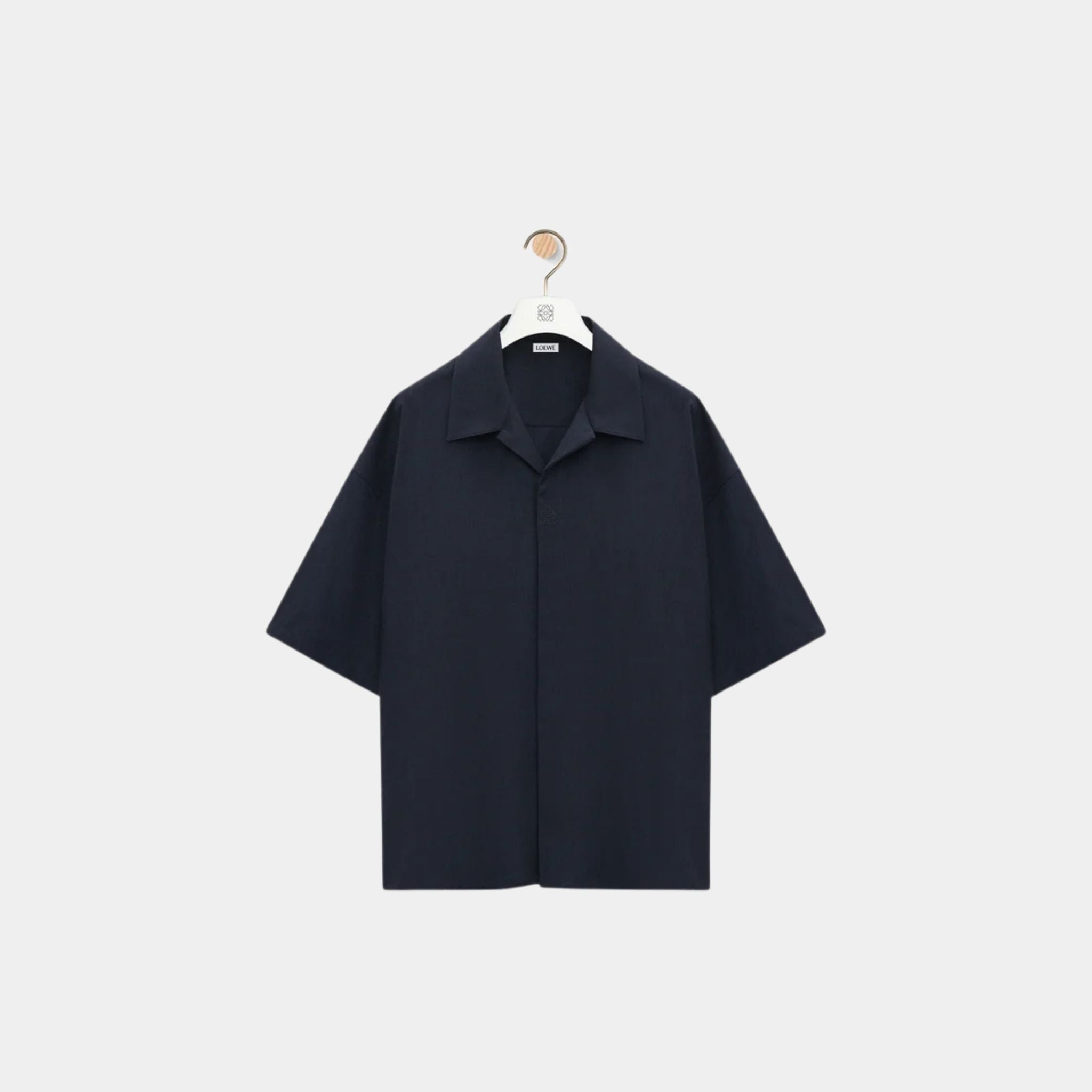 Loewe Short Sleeve Shirt in Wool, Front