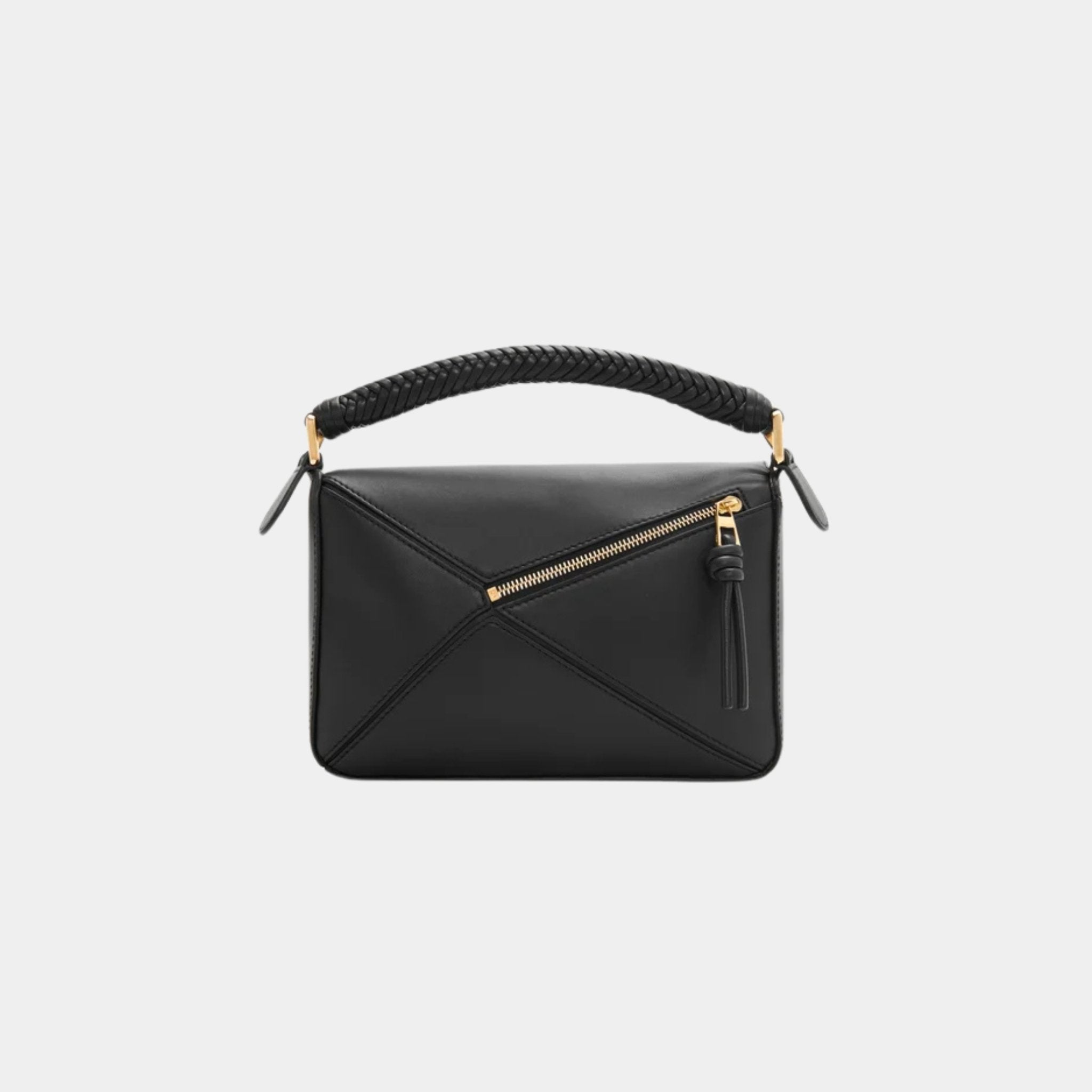 Loewe Small Puzzle Bag In Smooth Calfskin, Black, Back