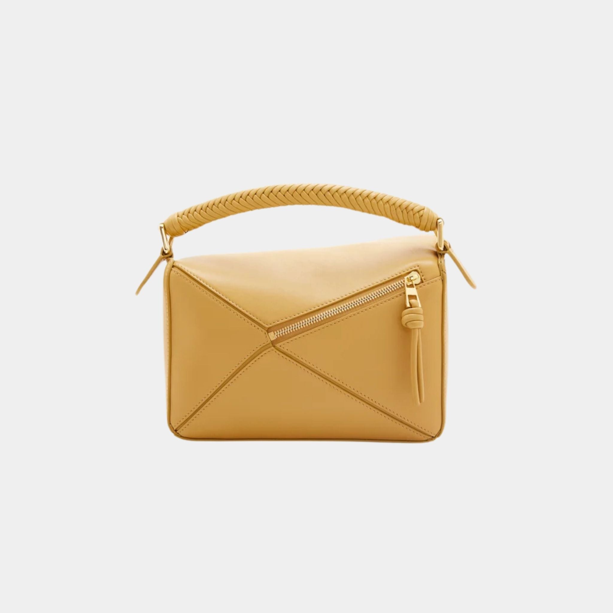 Loewe Small Puzzle Bag In Smooth Calfskin, Sahara, Back