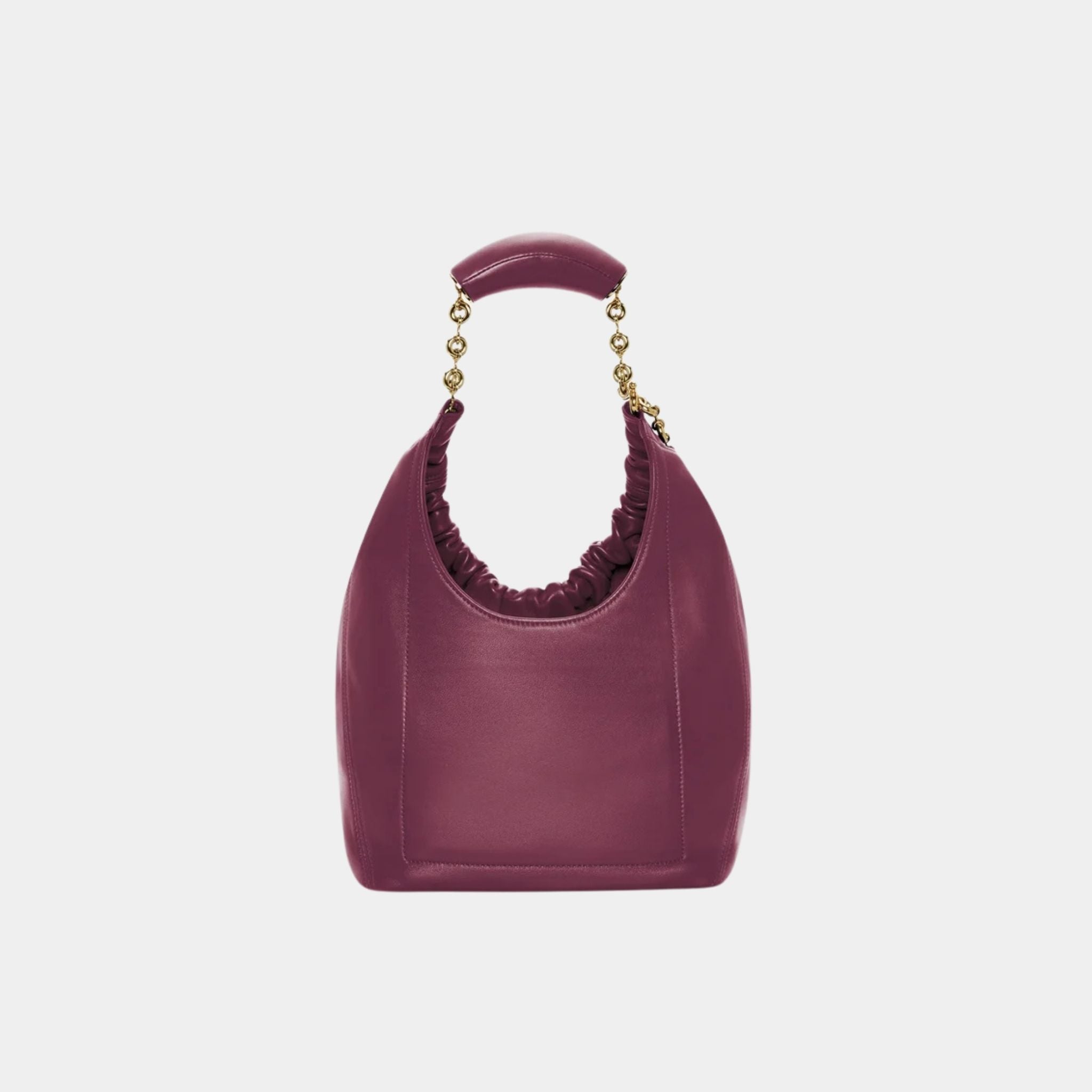 Loewe Small Squeeze Bag In Mellow Nappa Lambskin, Crimson, Back