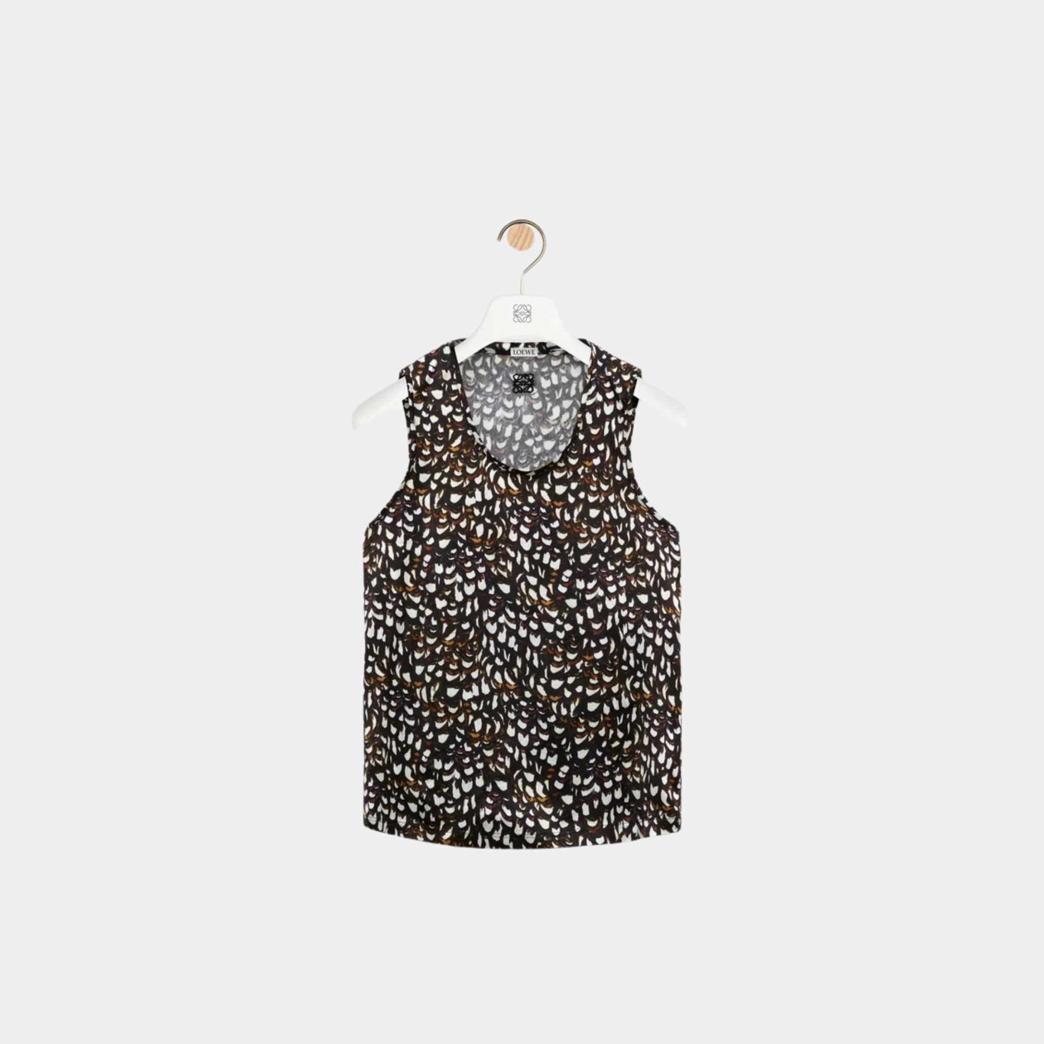 Loewe Tank Top in Viscose, Front