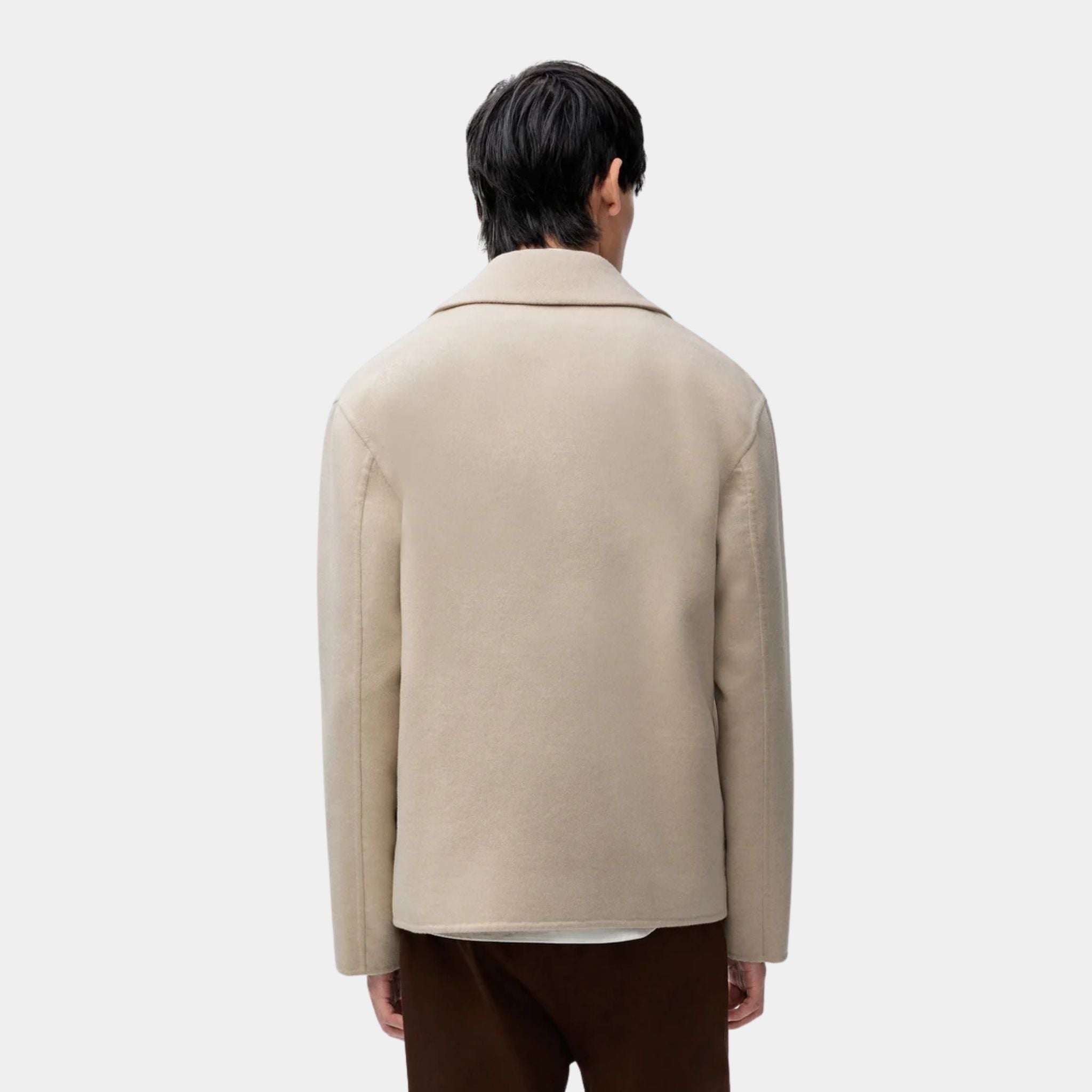 Loewe Workwear Jacket in Wool and Cashmere, Back