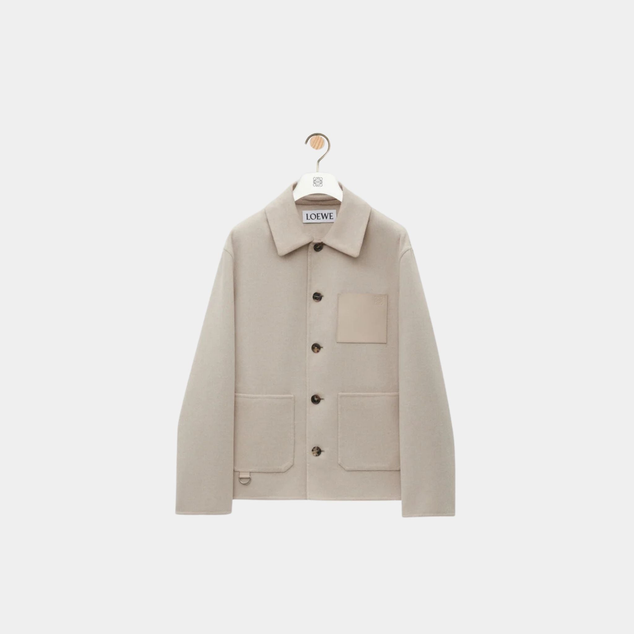 Loewe Workwear Jacket in Wool and Cashmere, Front