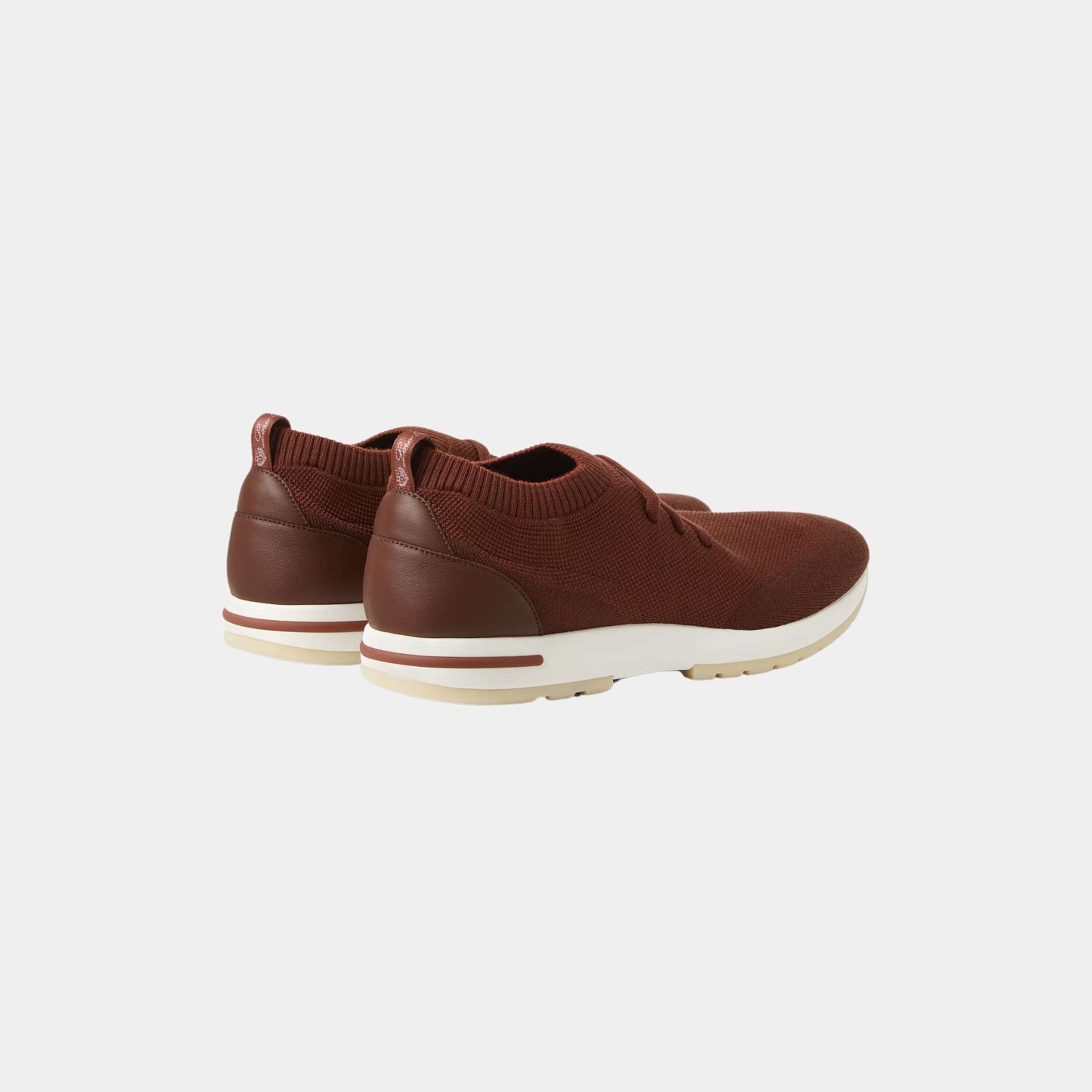 Loro Piana 360 Flexy Walk Sneaker Virgin Wool, Bear, Back