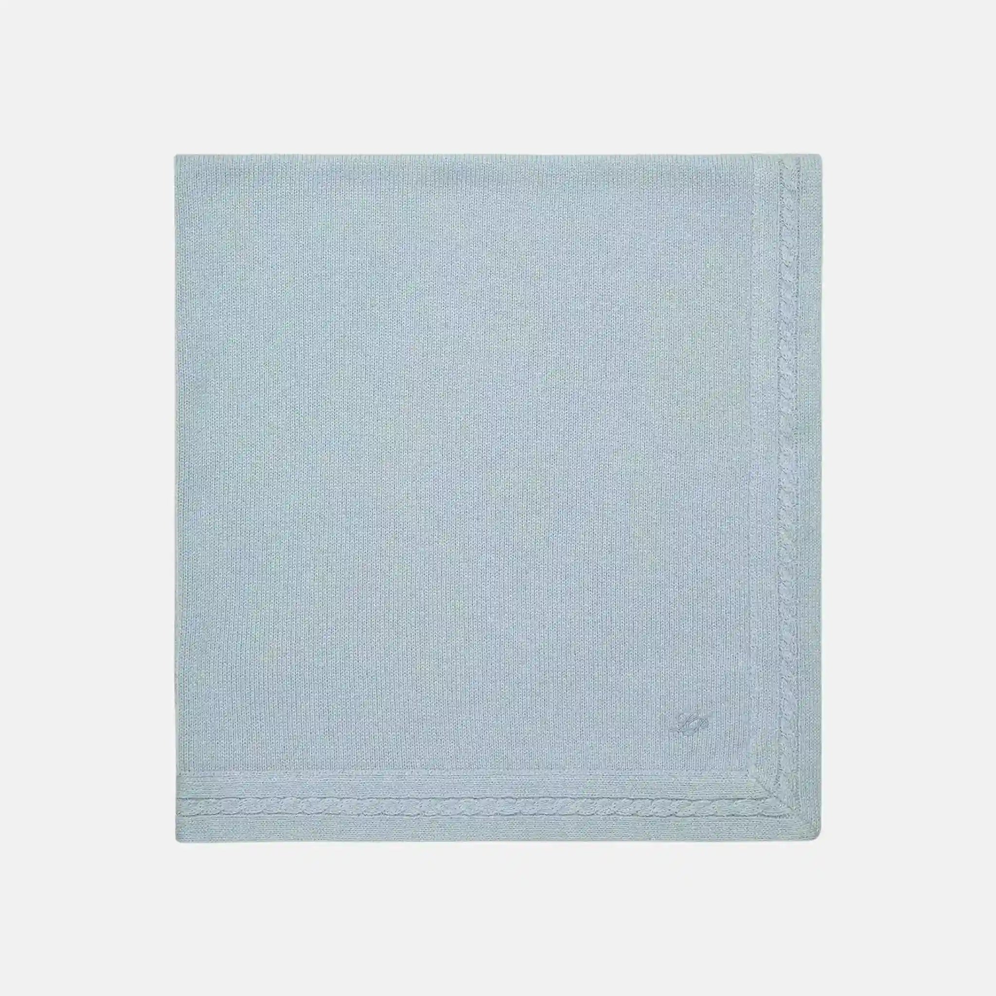 Loro Piana Baby Cookie Blanket Cashmere Cotton, Soft Bubble