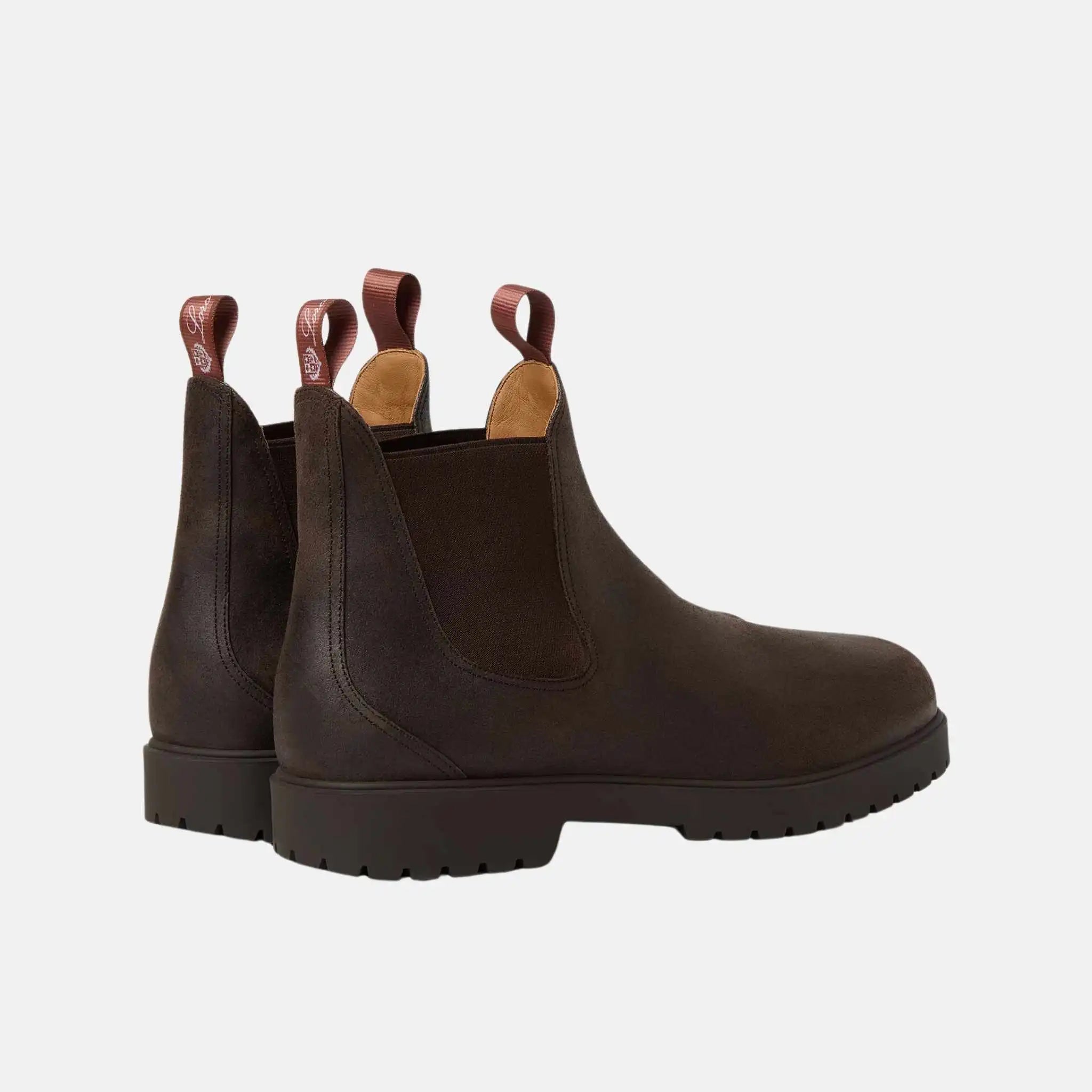 Loro Piana Dover Walk Chelsea Boot Calfskin, Back