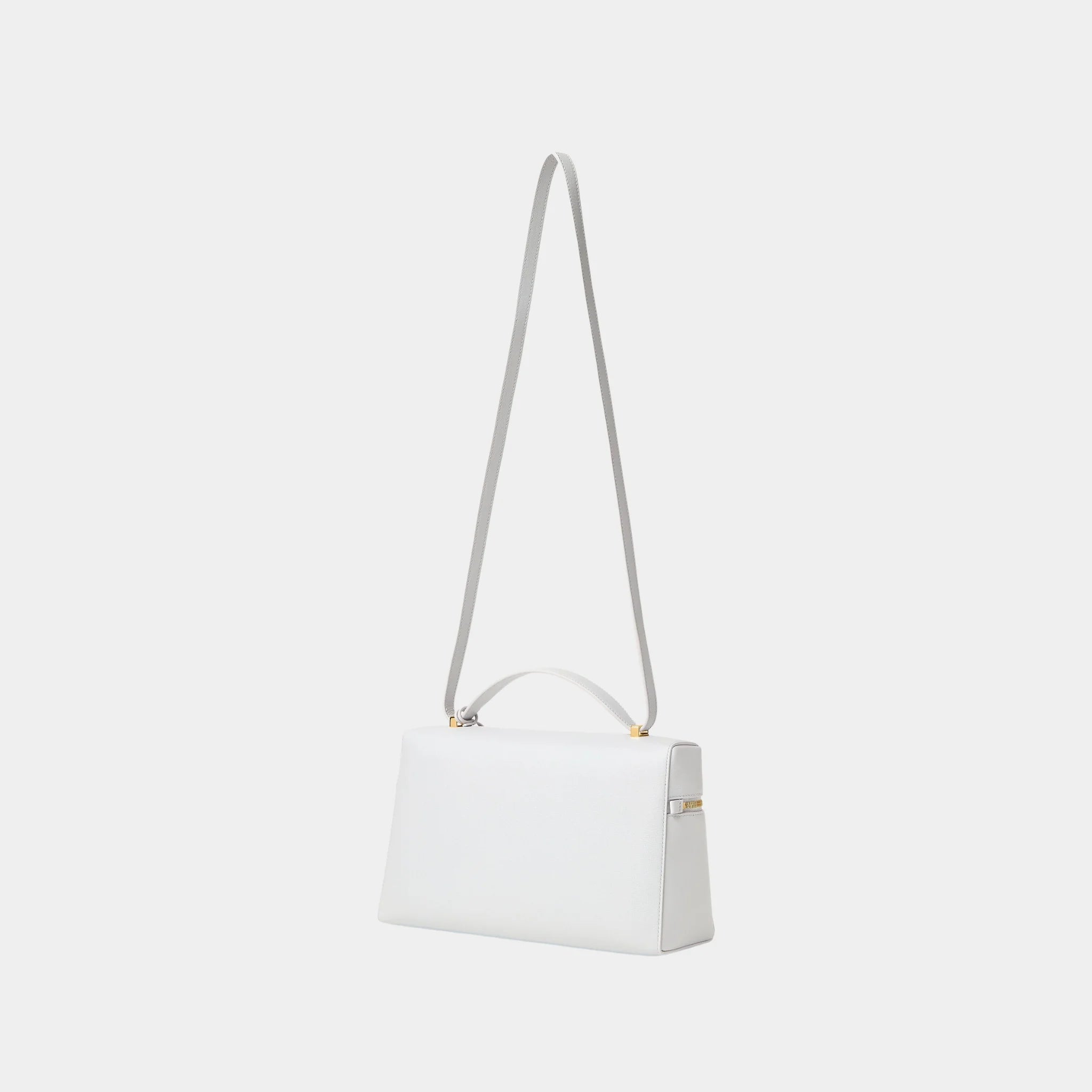 Loro Piana Extra Bag L27 In Calfskin, Moon Blue, Back