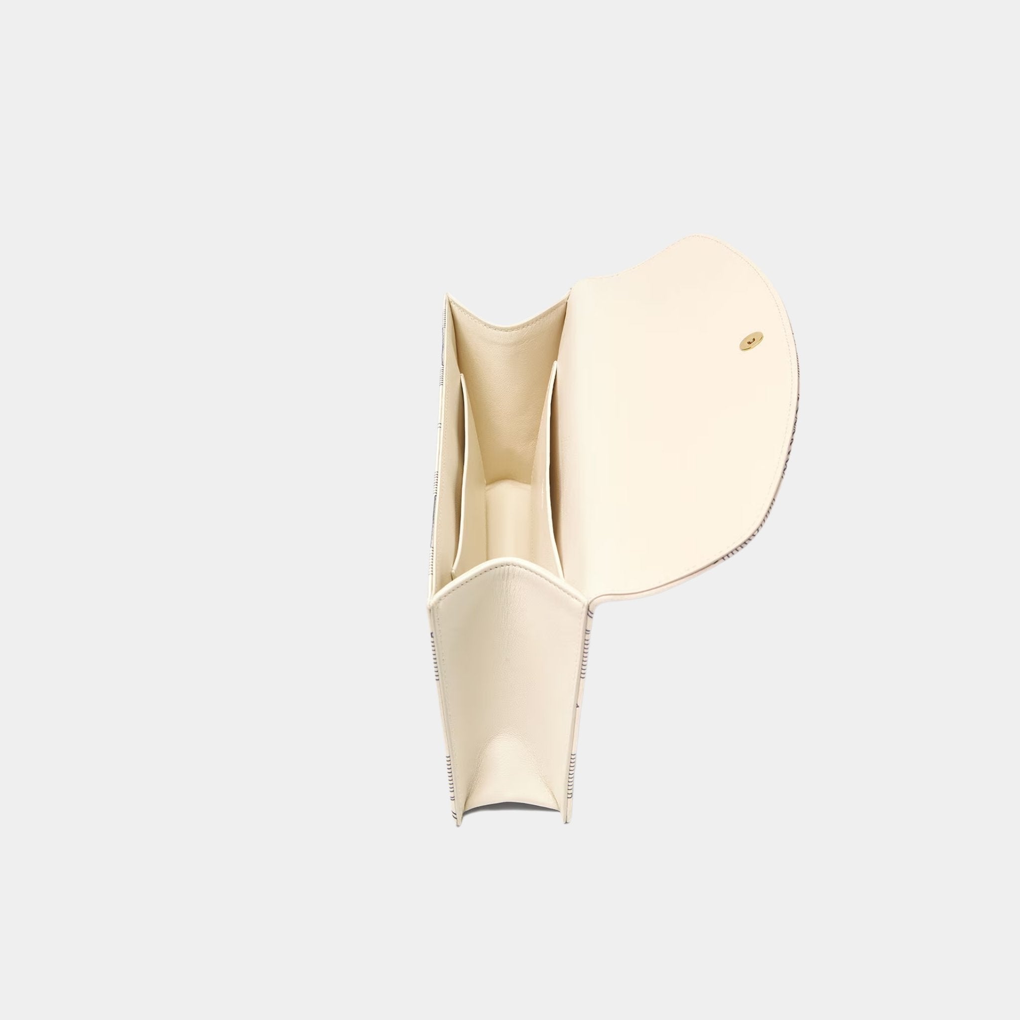 Loro Piana Extra Tuxedo Clutch In Silk, Ivory, Blue Halite, Whisper White, Sun Gold, Top