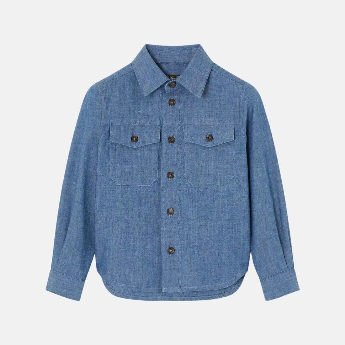 Loro Piana Kids Bill Shirt Cotton, Front