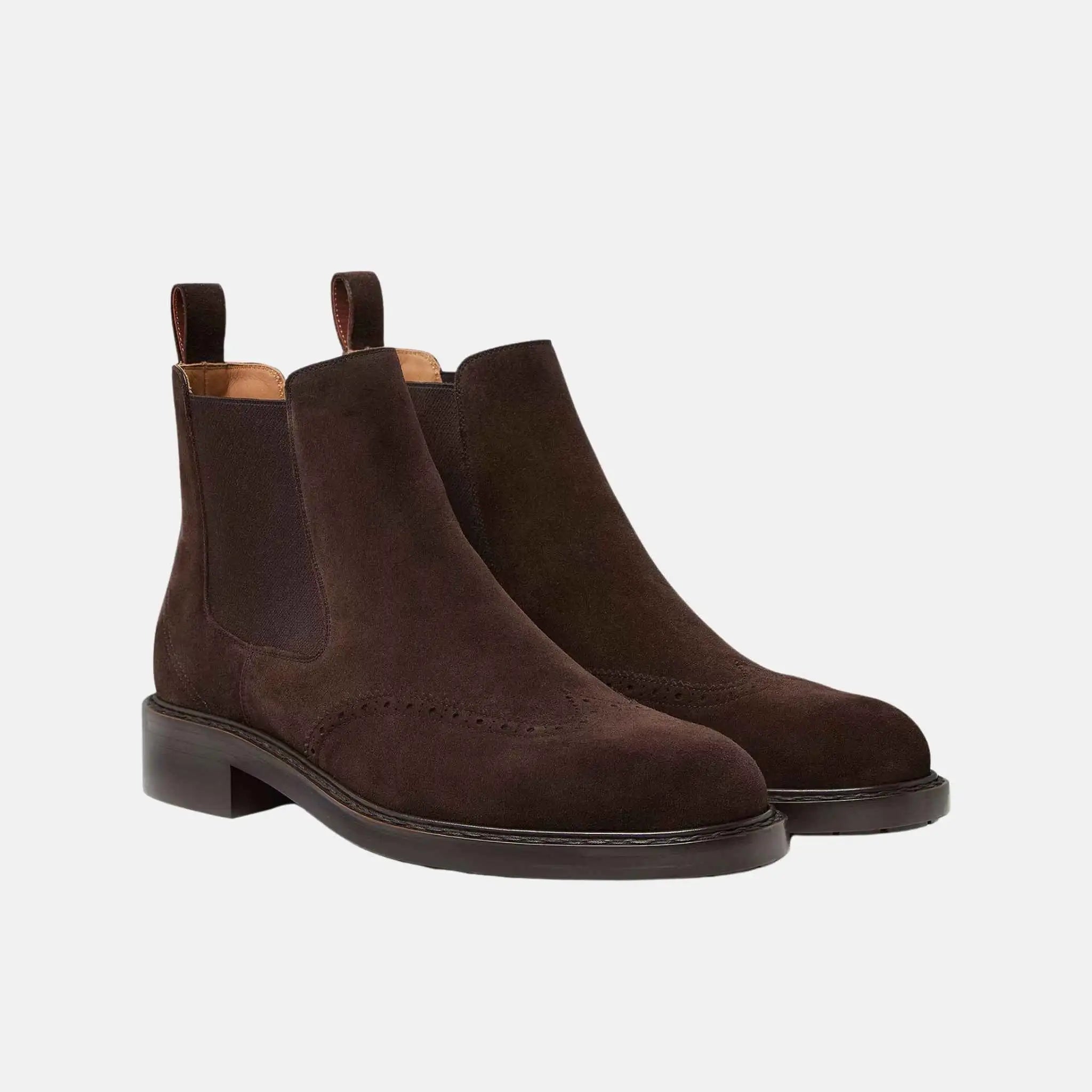 Loro Piana Oliver Walk Chelsea Boot Calfskin, Front