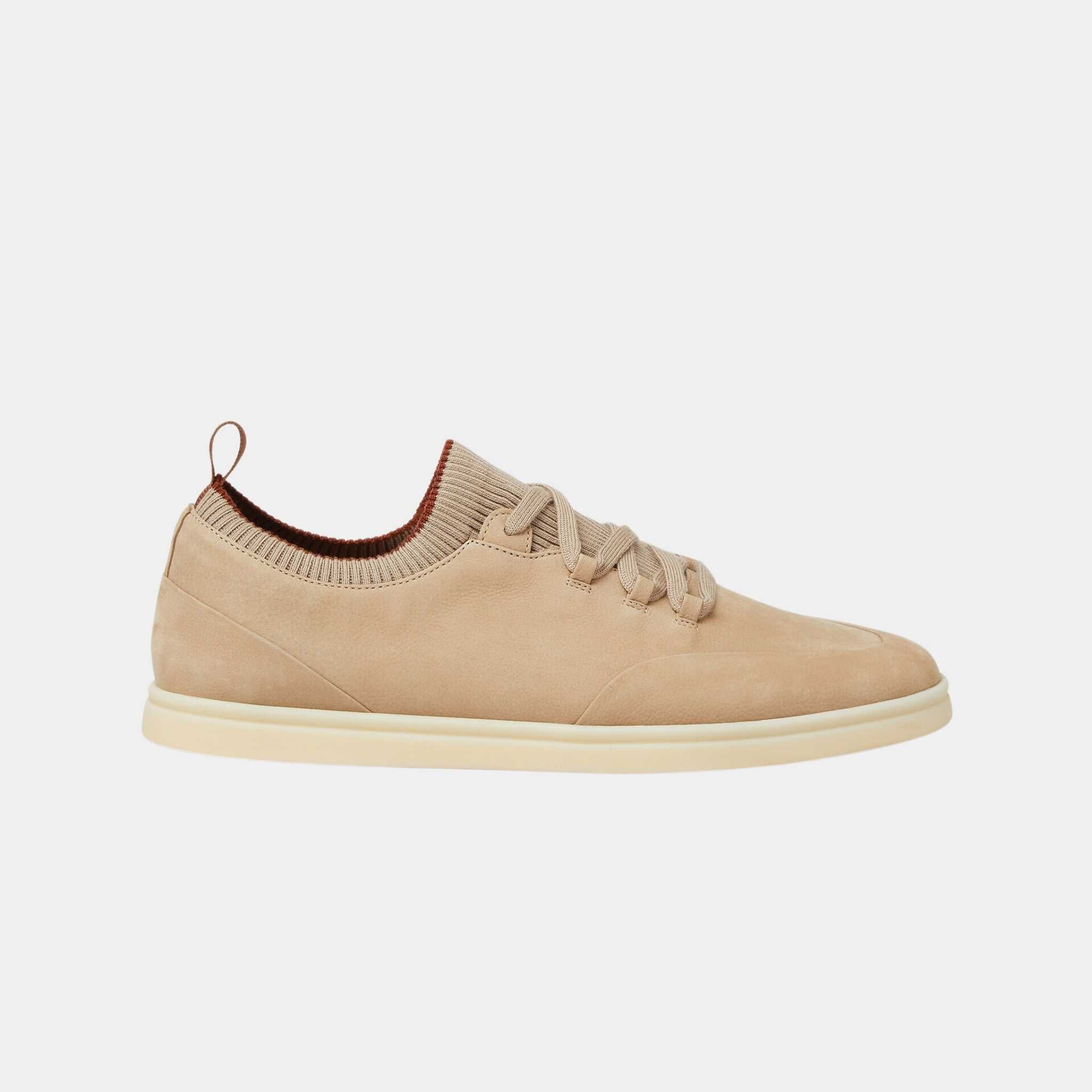 Loro Piana Soho Walk Sneakers Calfskin, Summer Haze, Side