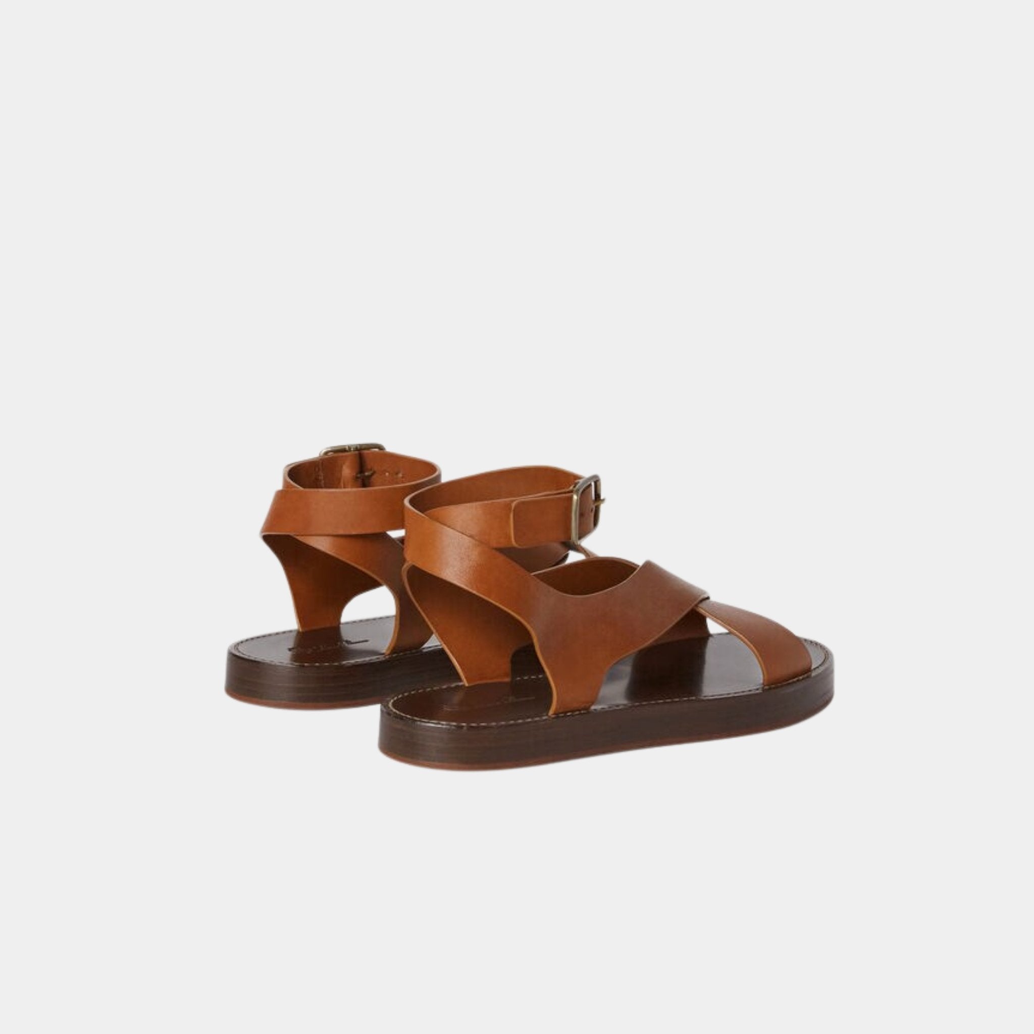 Loro Piana Sumie Sandal, Tanned Gold, Back